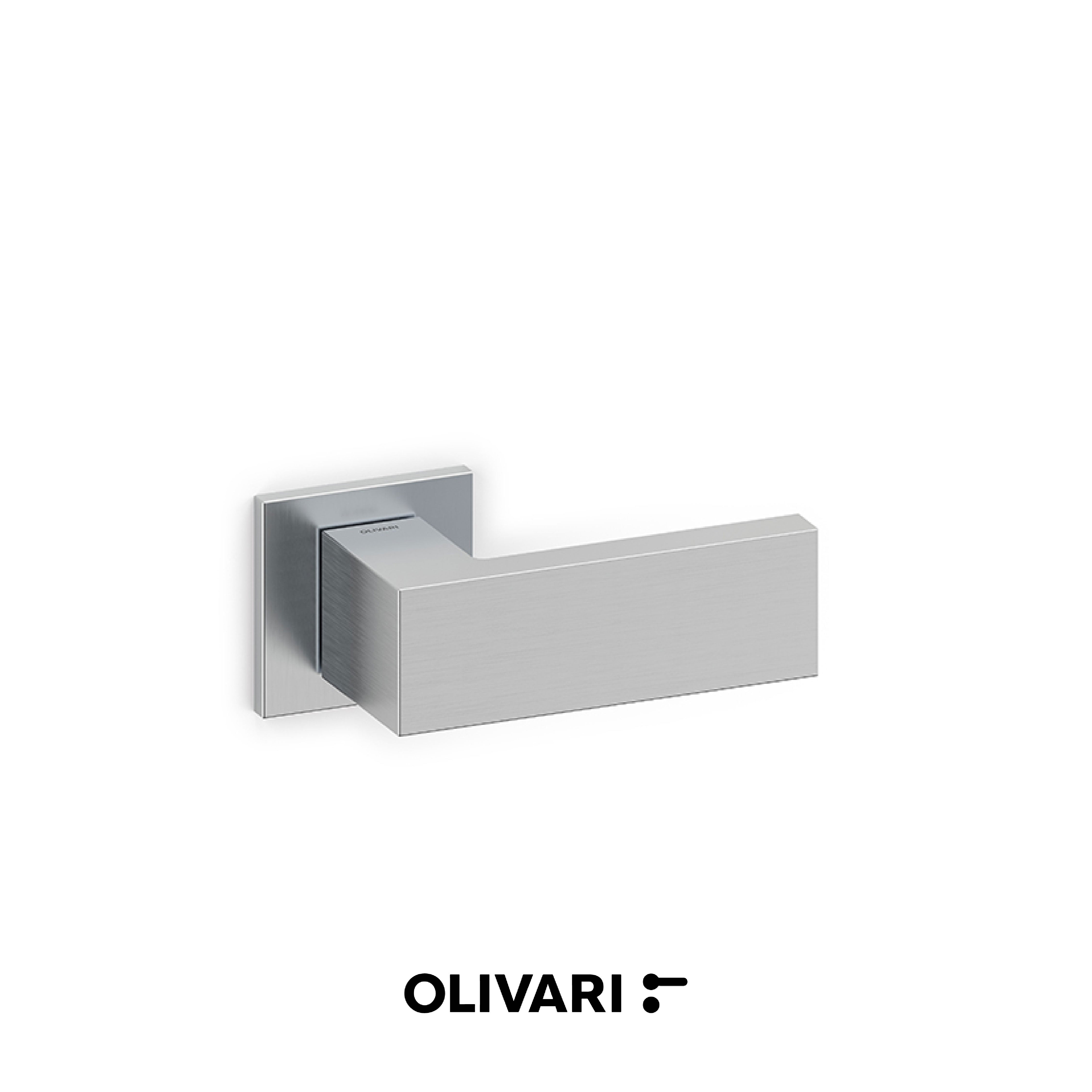 Olivari Planet Q Bassa - Cranked door knobs