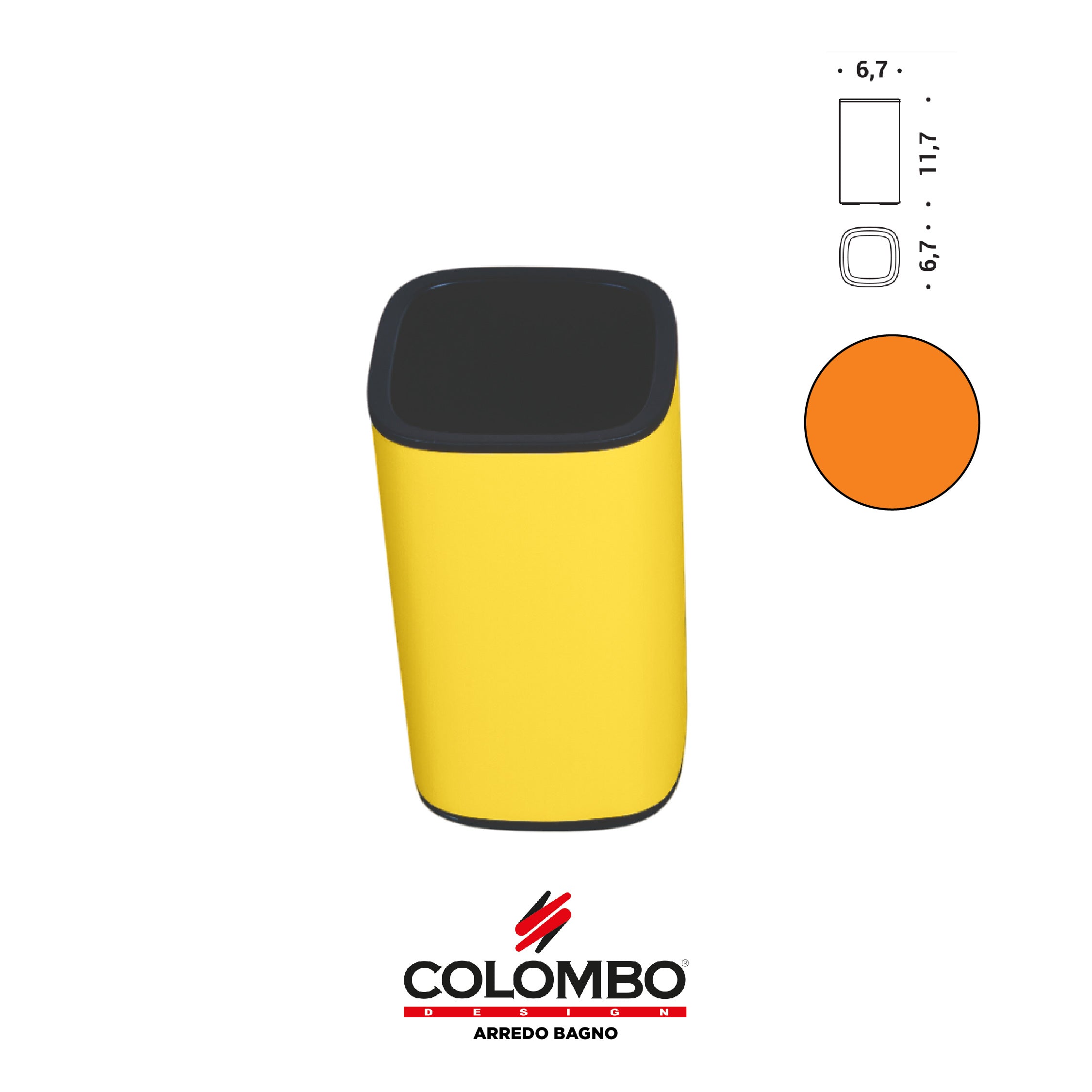 Mood Porta bicchiere d'appoggio - Colombo design arredo bagno - Imhoff Handles