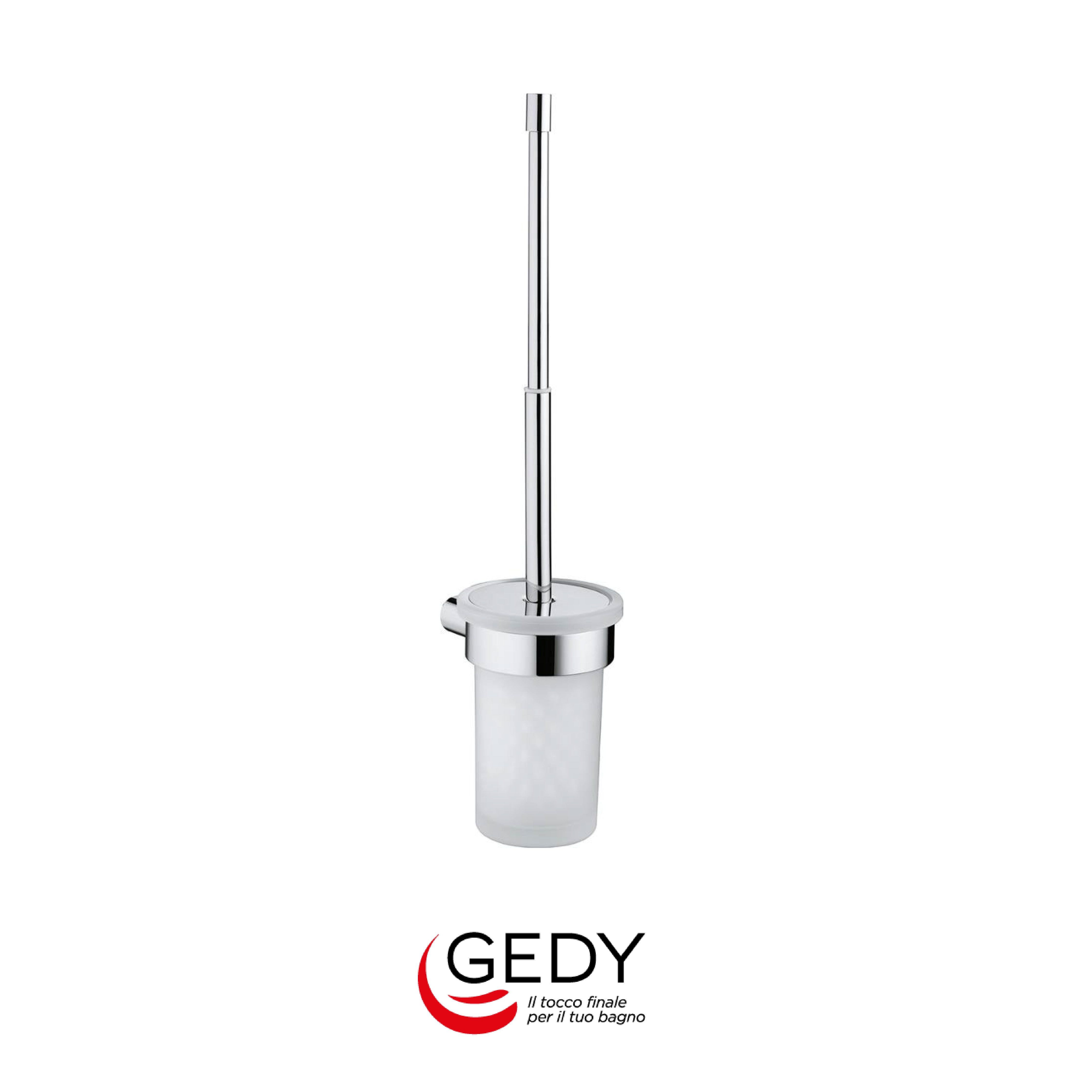 GEDY Azzorre - Wall-mounted toilet brush with telescopic handle