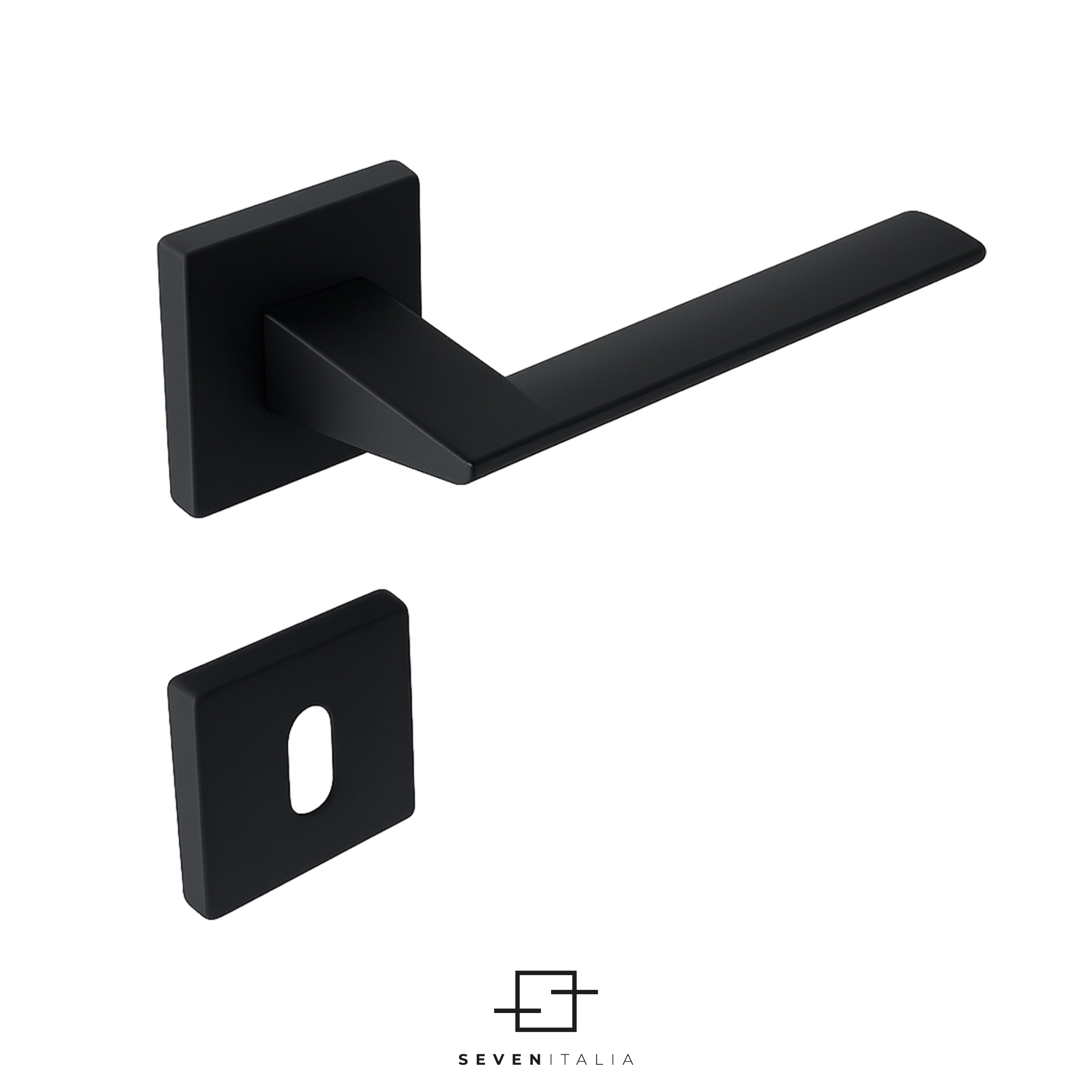 Tessa square rosette - Seven Italia Interior door handle