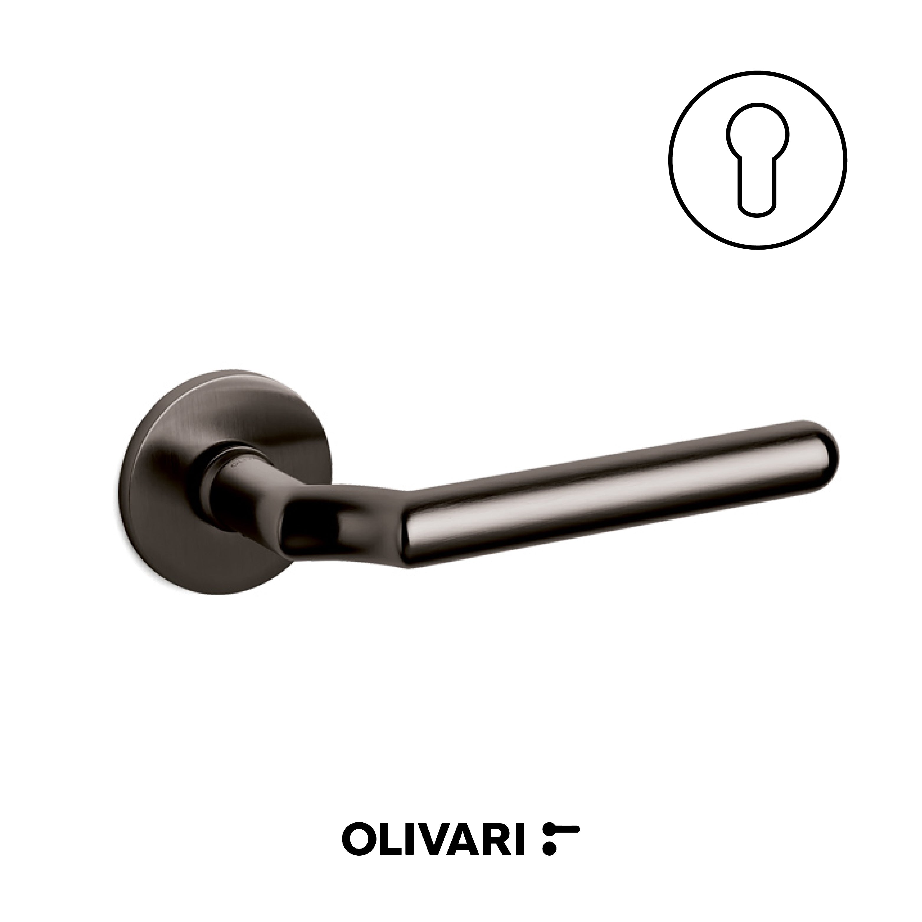 Virgola - Olivari Maniglia per porta interna - Imhoff Handles