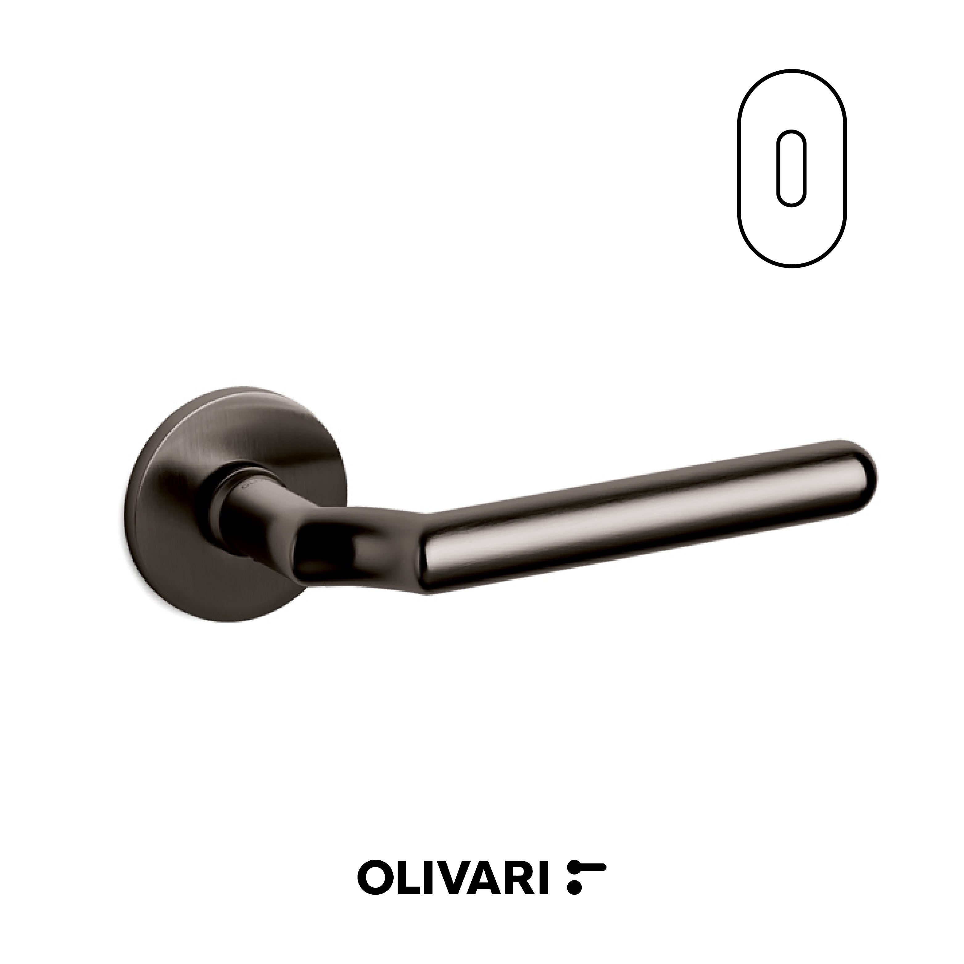 Virgola - Olivari Maniglia per porta interna - Imhoff Handles