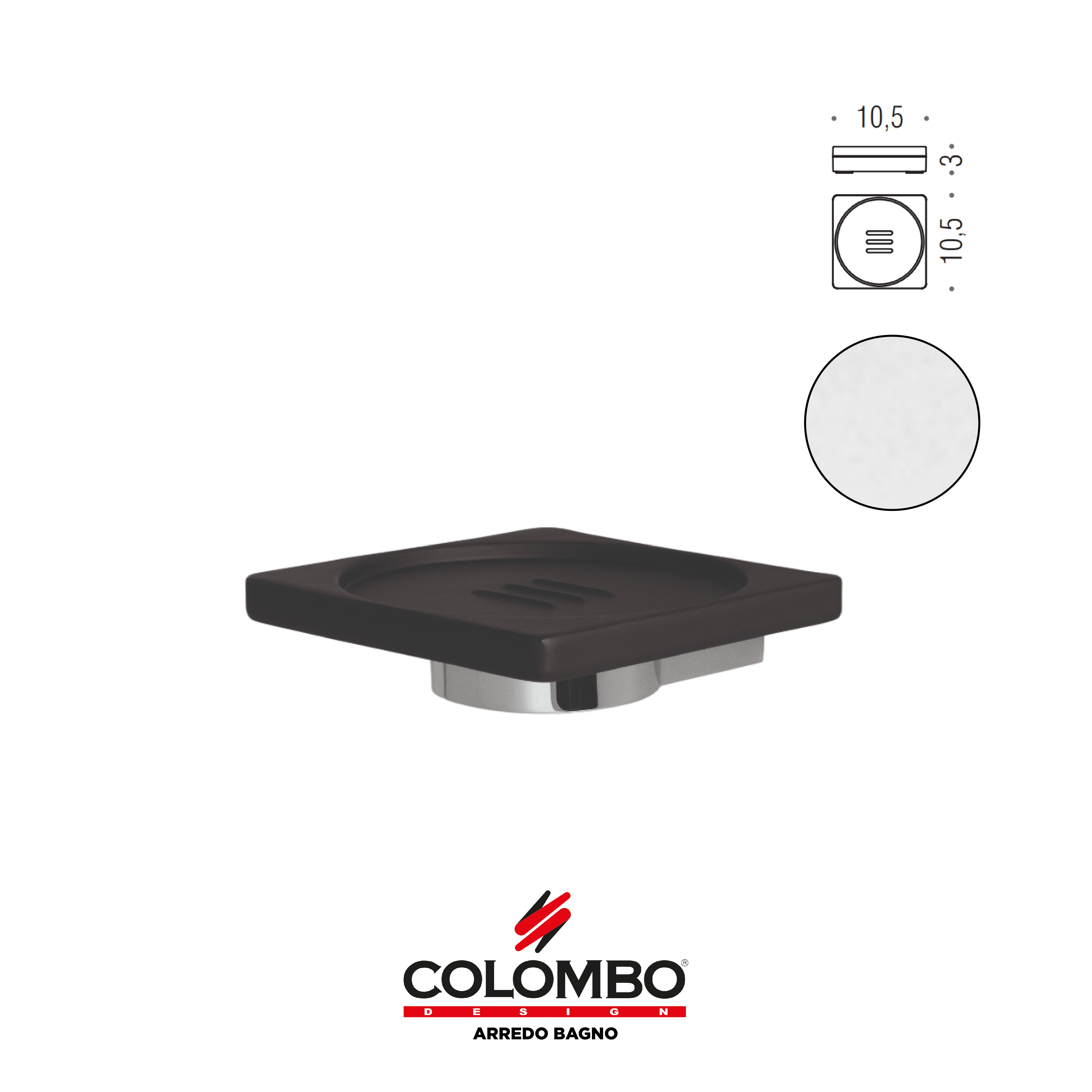 MiniQ Porta Sapone d'appoggio - Colombo design arredo bagno - Imhoff Handles