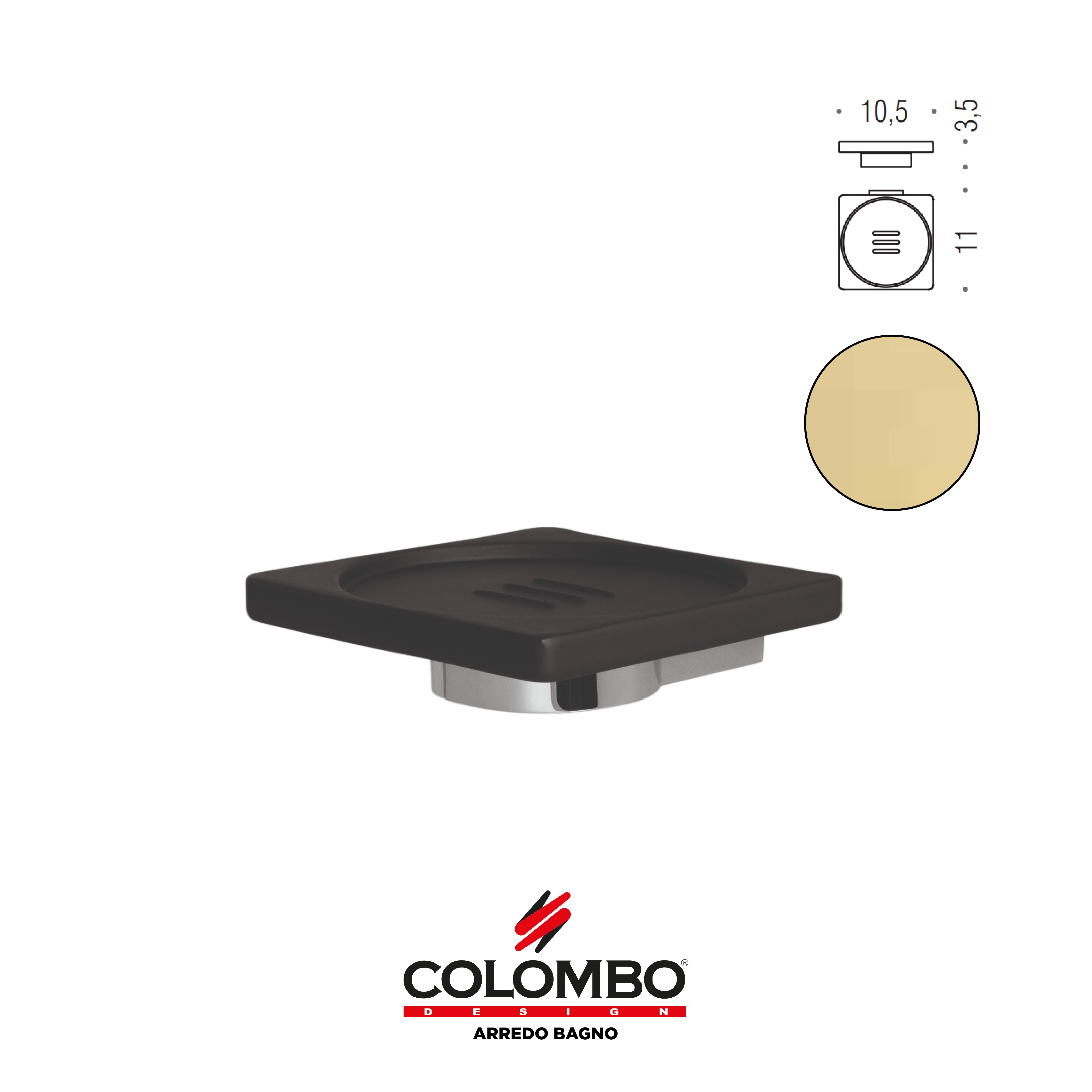 MiniQ Porta Sapone d'appoggio - Colombo design arredo bagno - Imhoff Handles