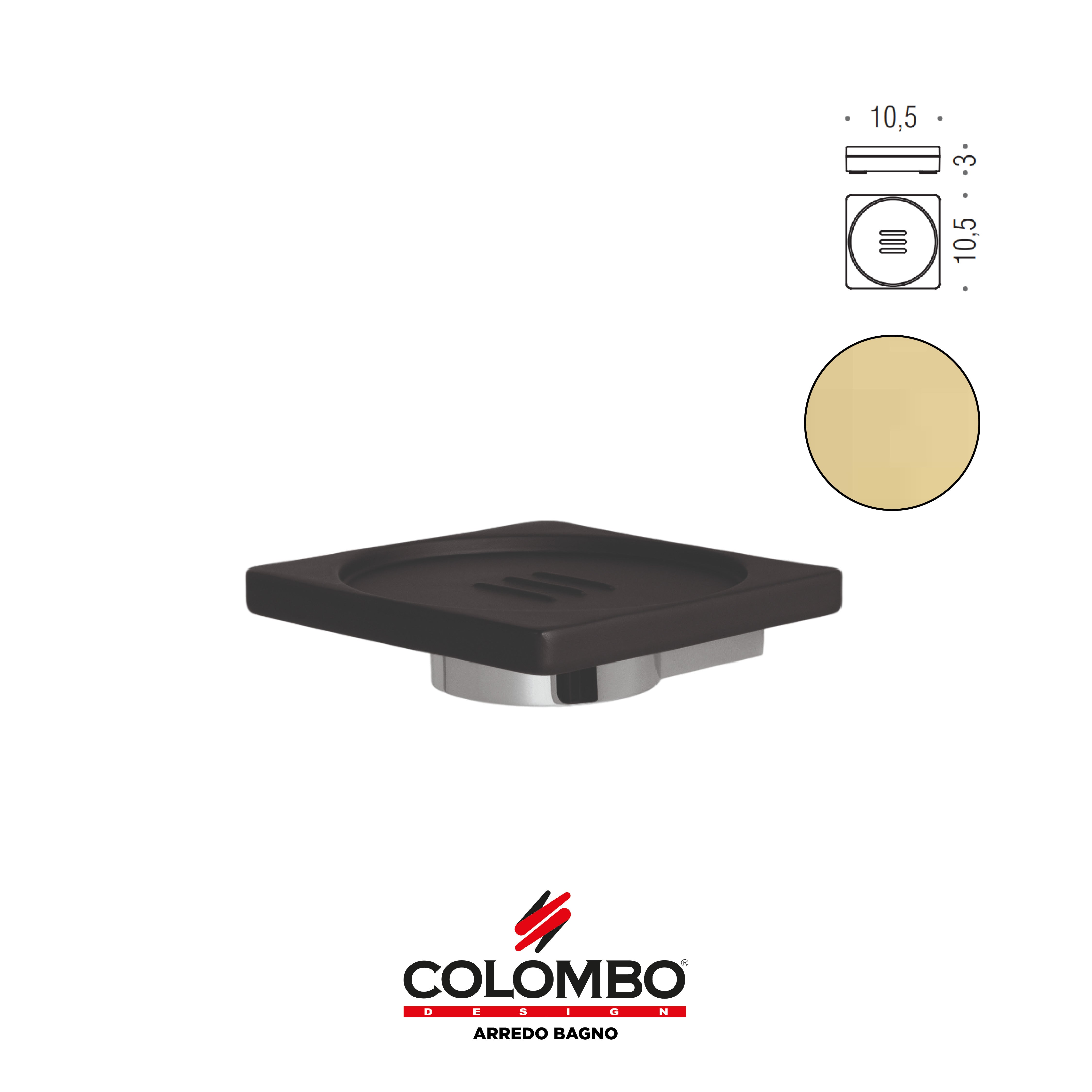 MiniQ Porta Sapone d'appoggio - Colombo design arredo bagno - Imhoff Handles