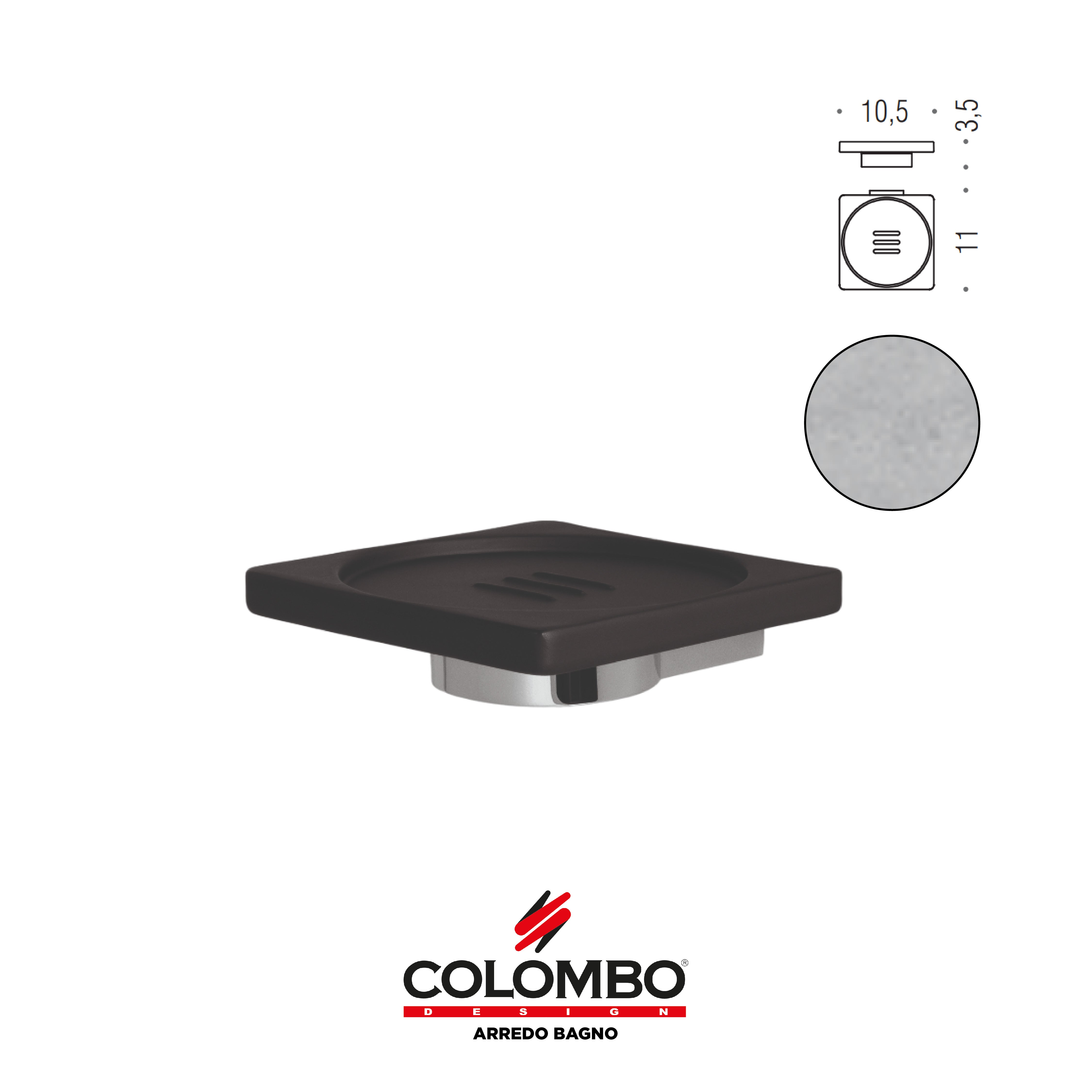 MiniQ Porta Sapone d'appoggio - Colombo design arredo bagno - Imhoff Handles