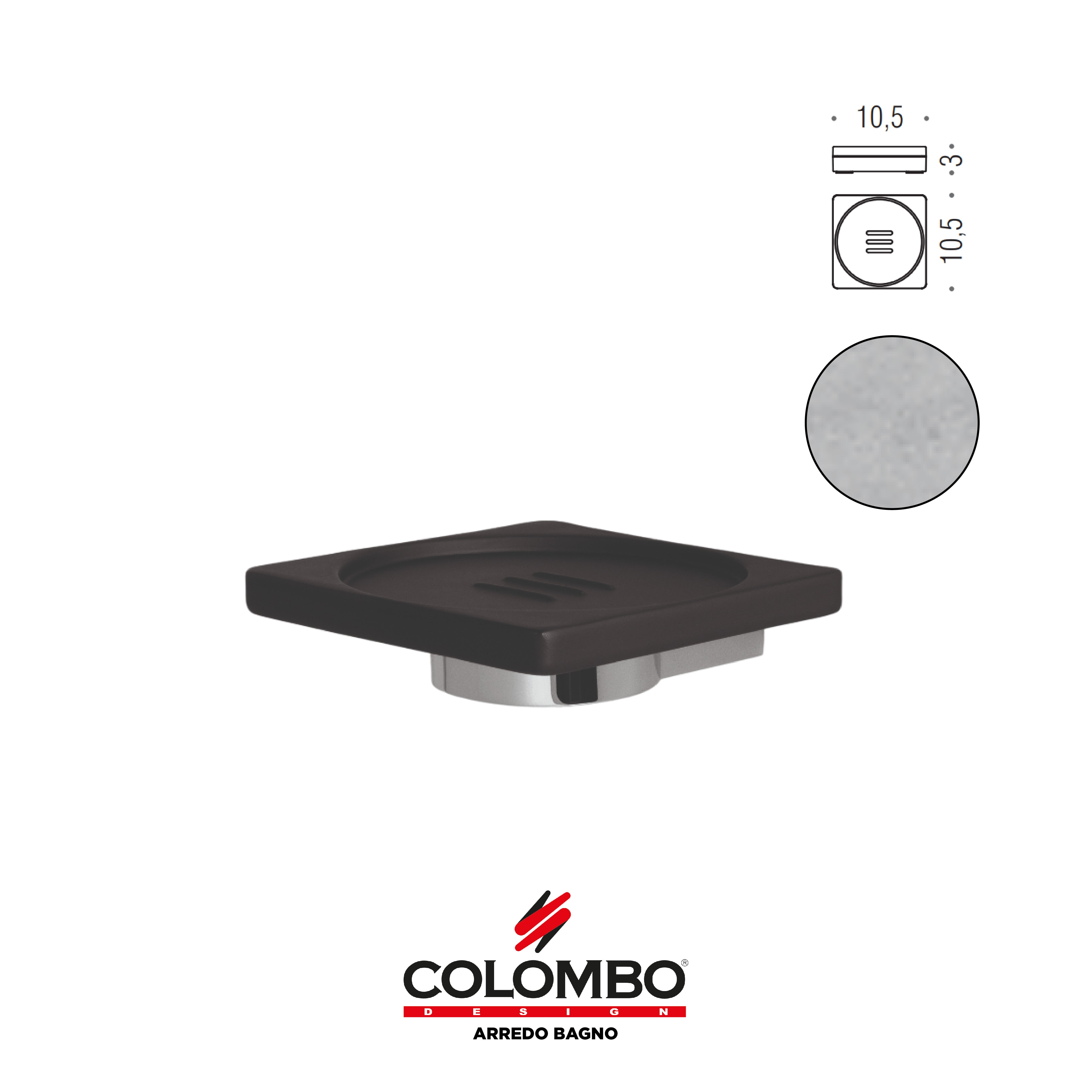 MiniQ Porta Sapone d'appoggio - Colombo design arredo bagno - Imhoff Handles