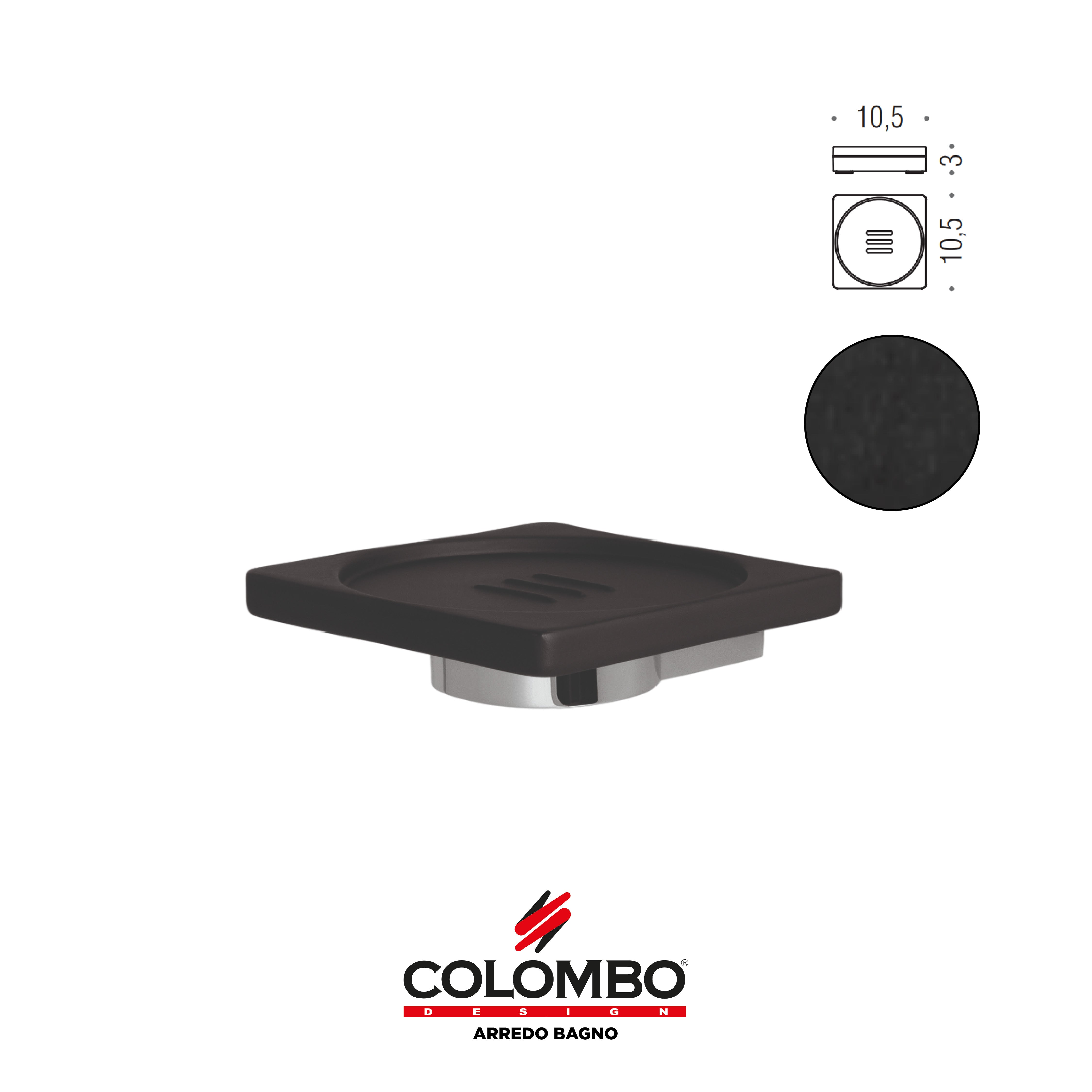 MiniQ Porta Sapone d'appoggio - Colombo design arredo bagno - Imhoff Handles