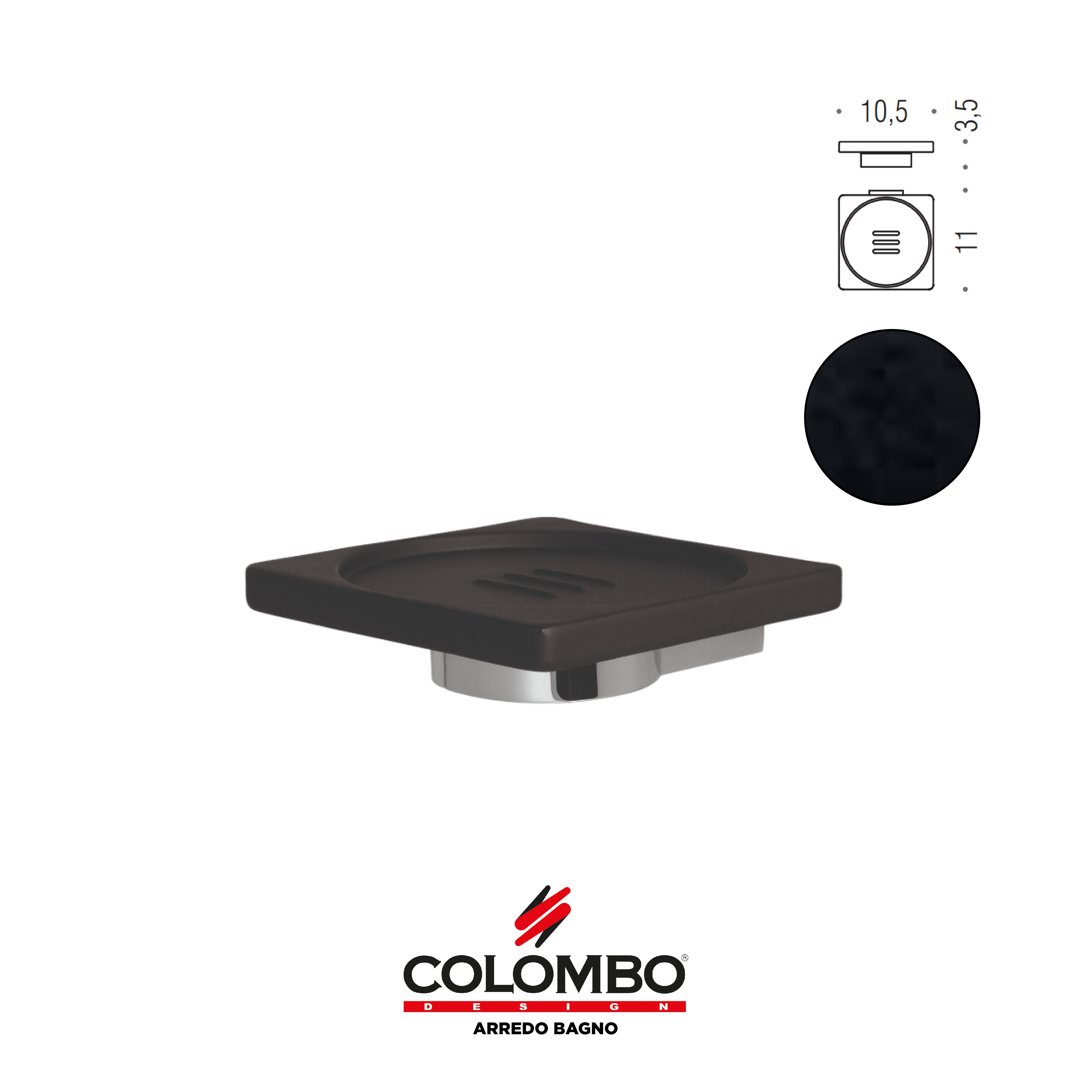 MiniQ Porta Sapone d'appoggio - Colombo design arredo bagno - Imhoff Handles