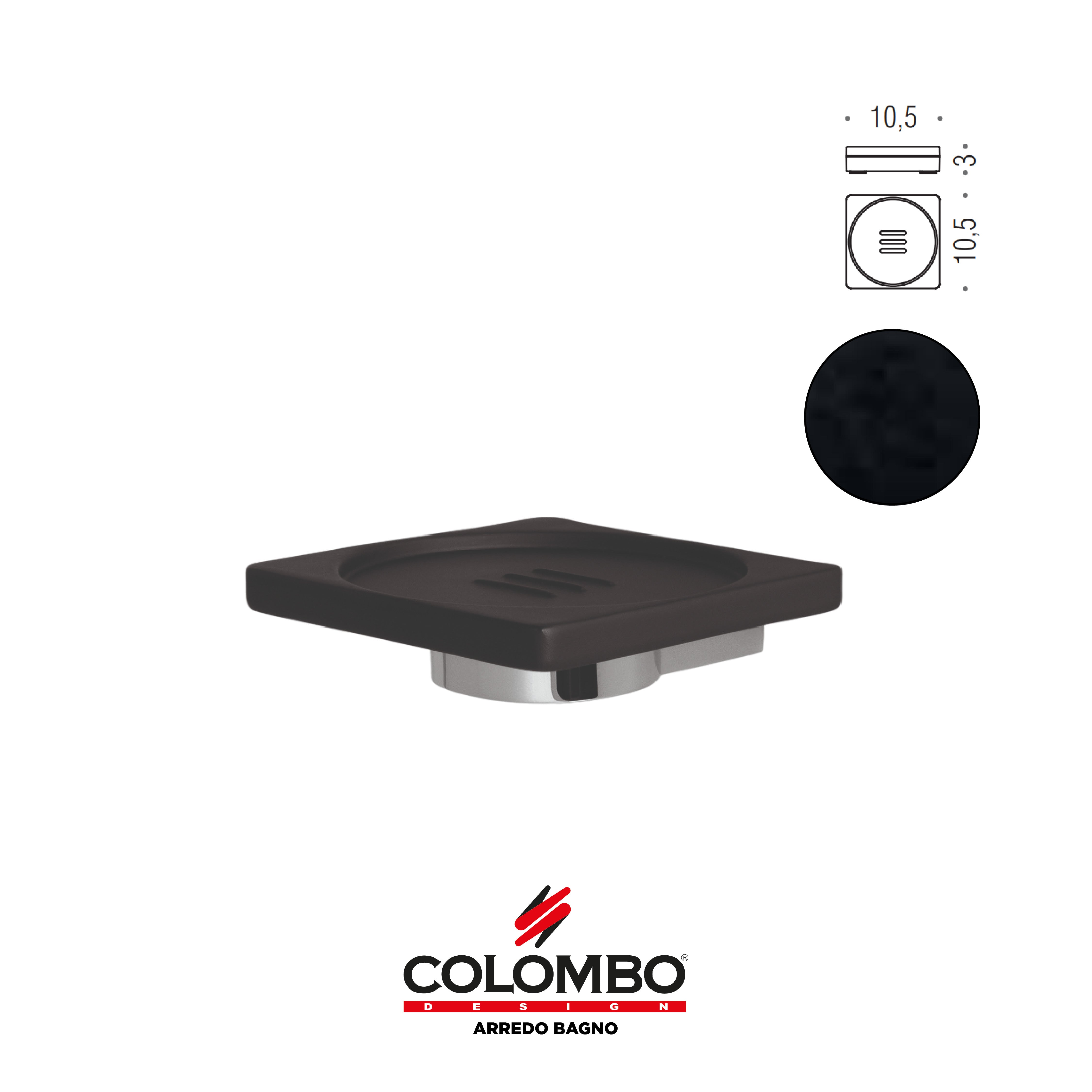 MiniQ Porta Sapone d'appoggio - Colombo design arredo bagno - Imhoff Handles