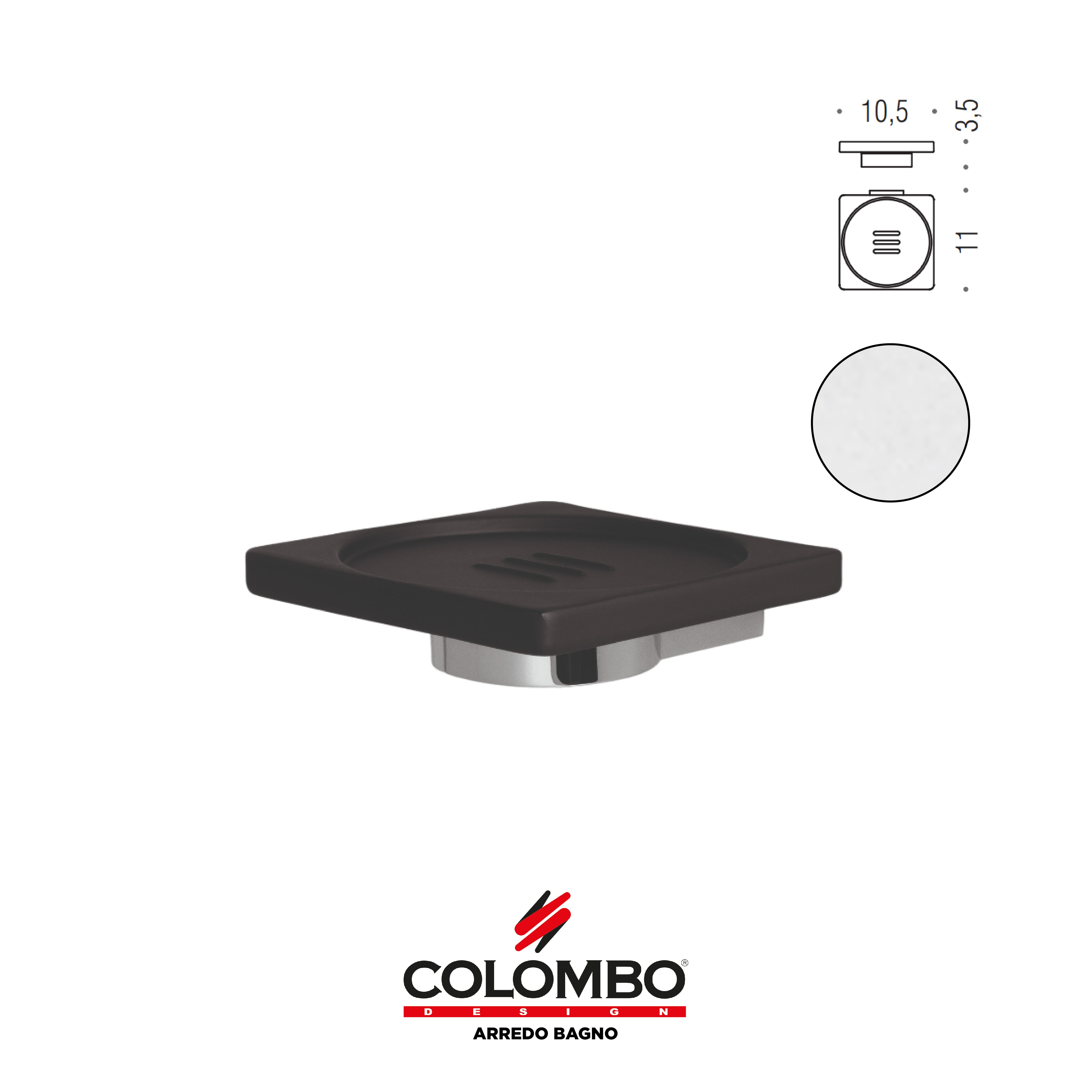 MiniQ Porta Sapone d'appoggio - Colombo design arredo bagno - Imhoff Handles