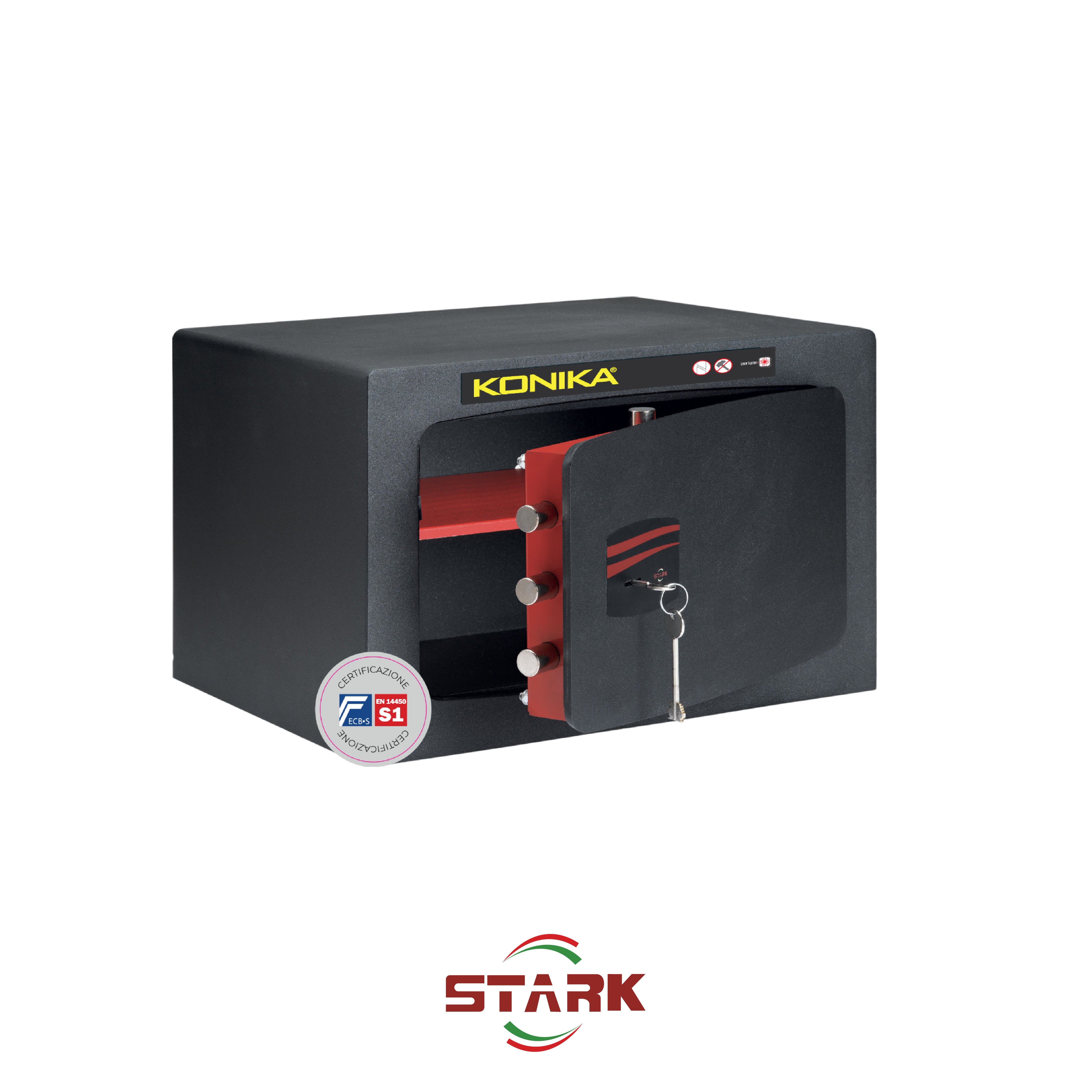 KONIKA Stark safes - S1 Certified Freestanding Safe Series 3200TKCE model 3204TKCE