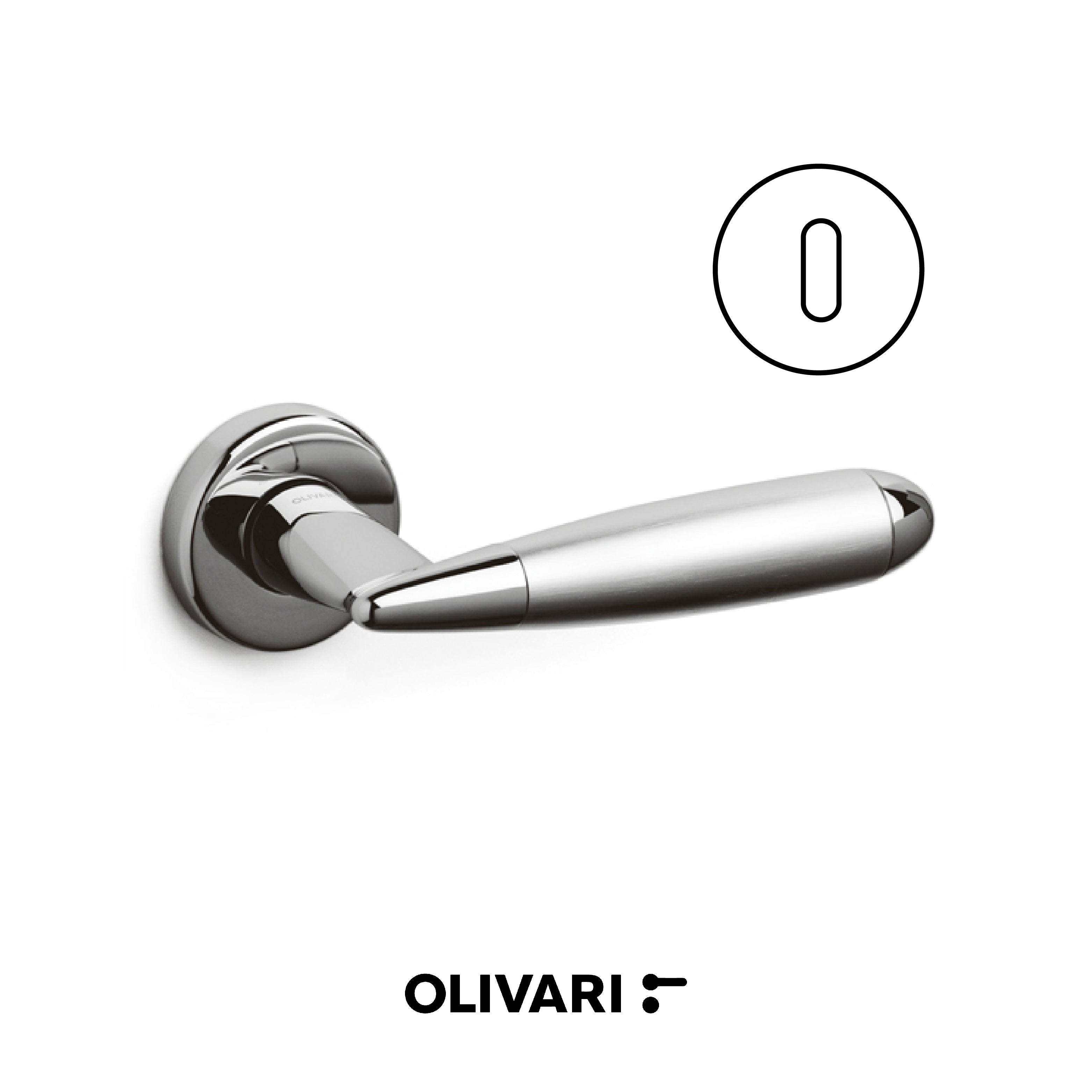Aster - Olivari Maniglia per porta interna - Imhoff Handles