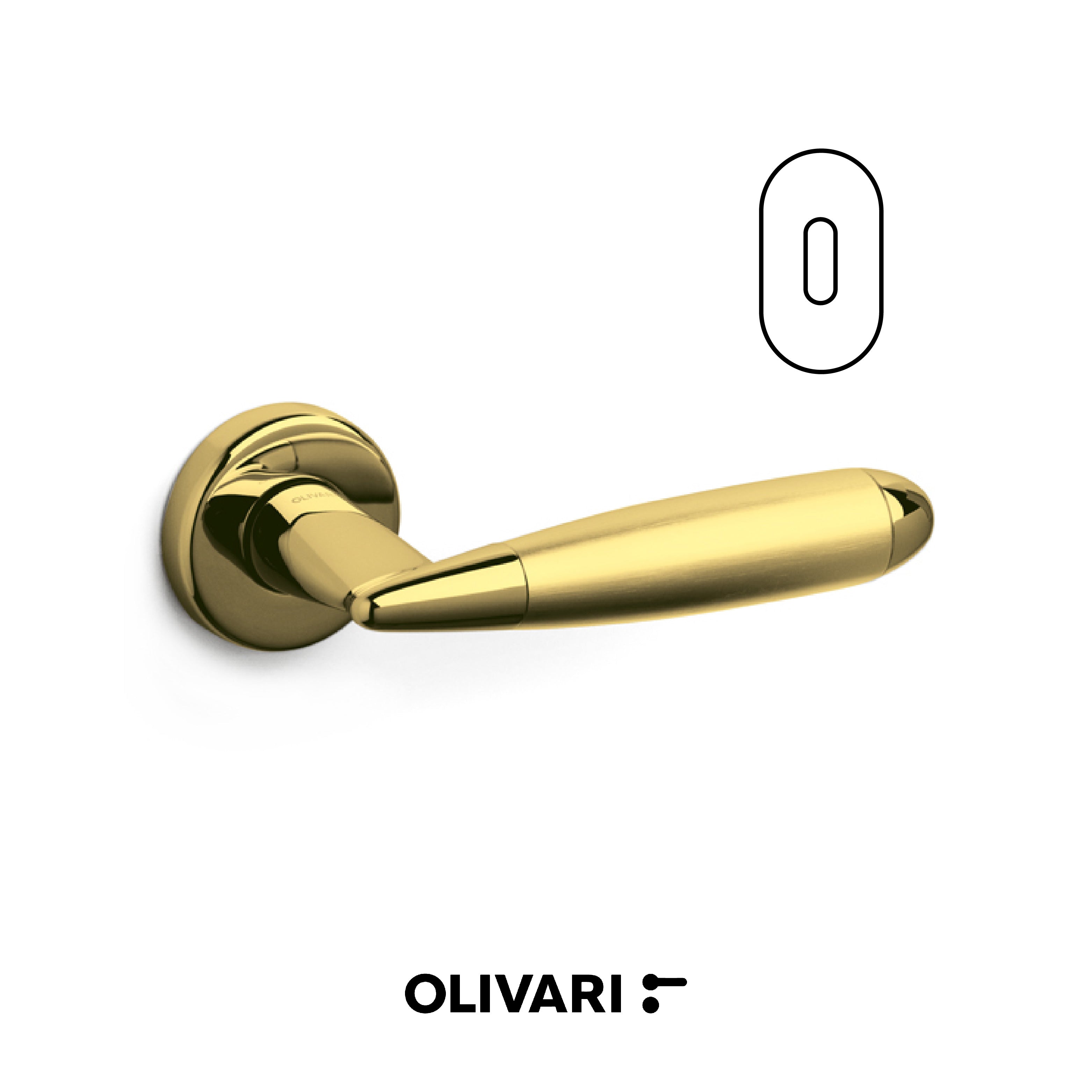Aster - Olivari Maniglia per porta interna - Imhoff Handles