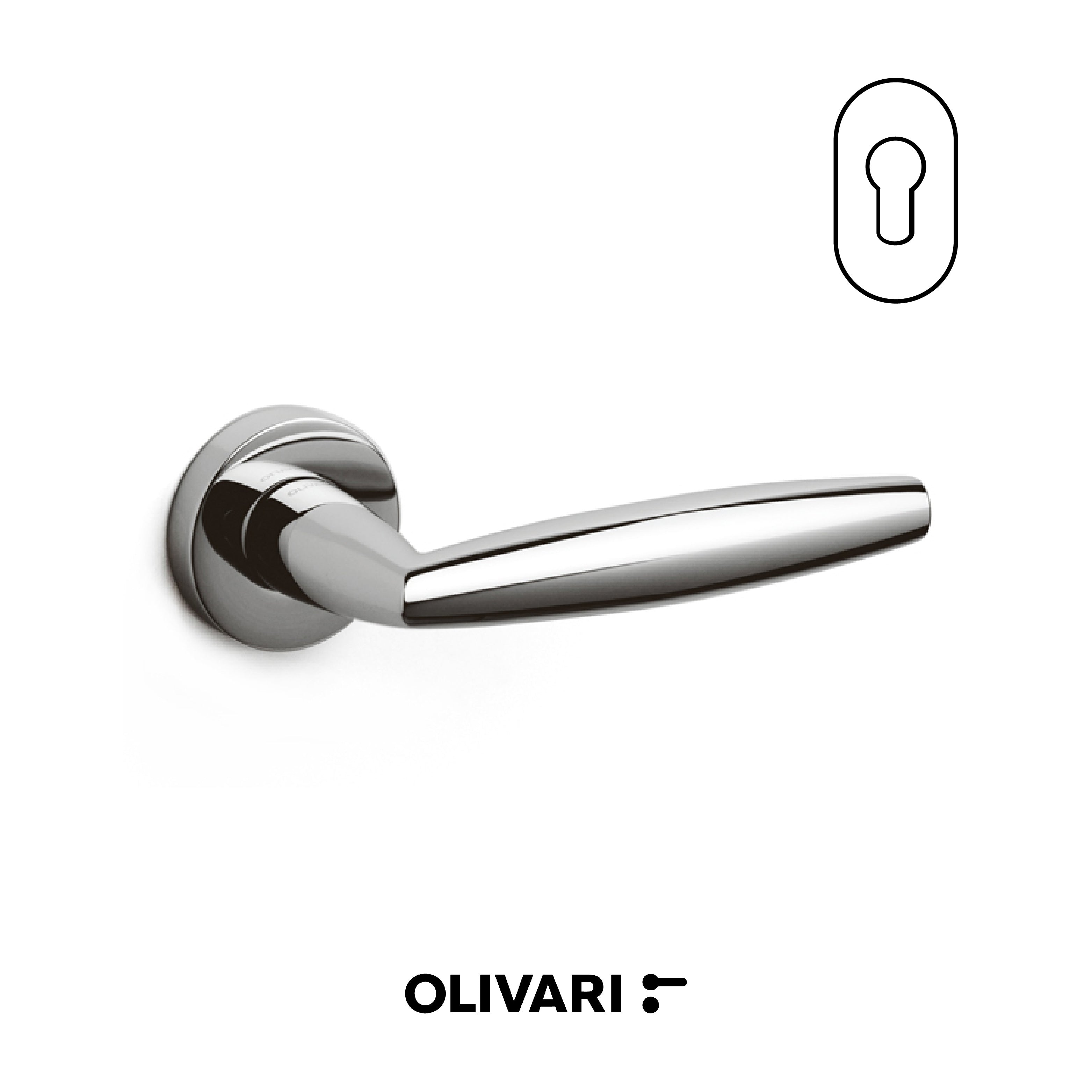 Aurelia - Olivari Maniglia per porta interna - Imhoff Handles