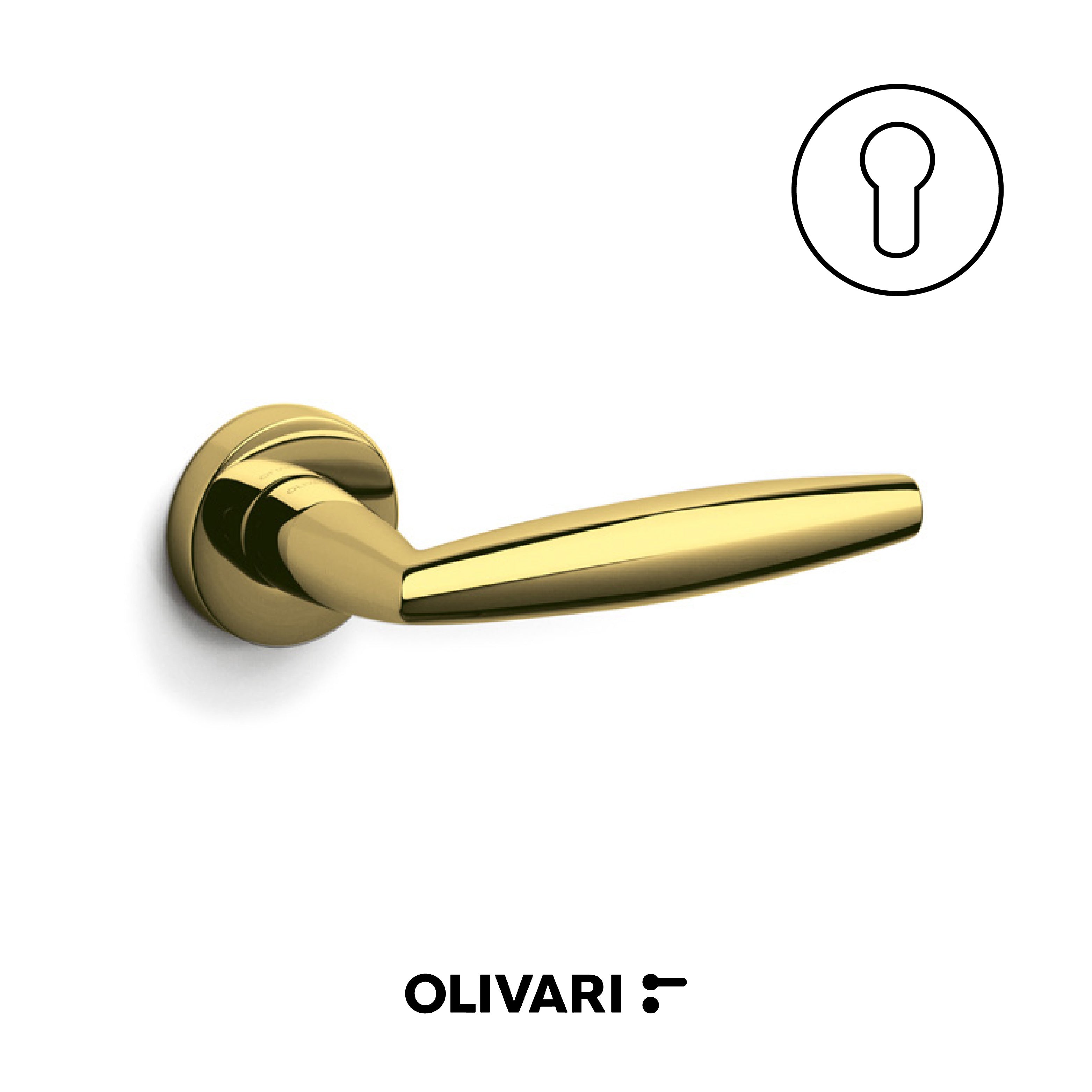 Aurelia - Olivari Maniglia per porta interna - Imhoff Handles