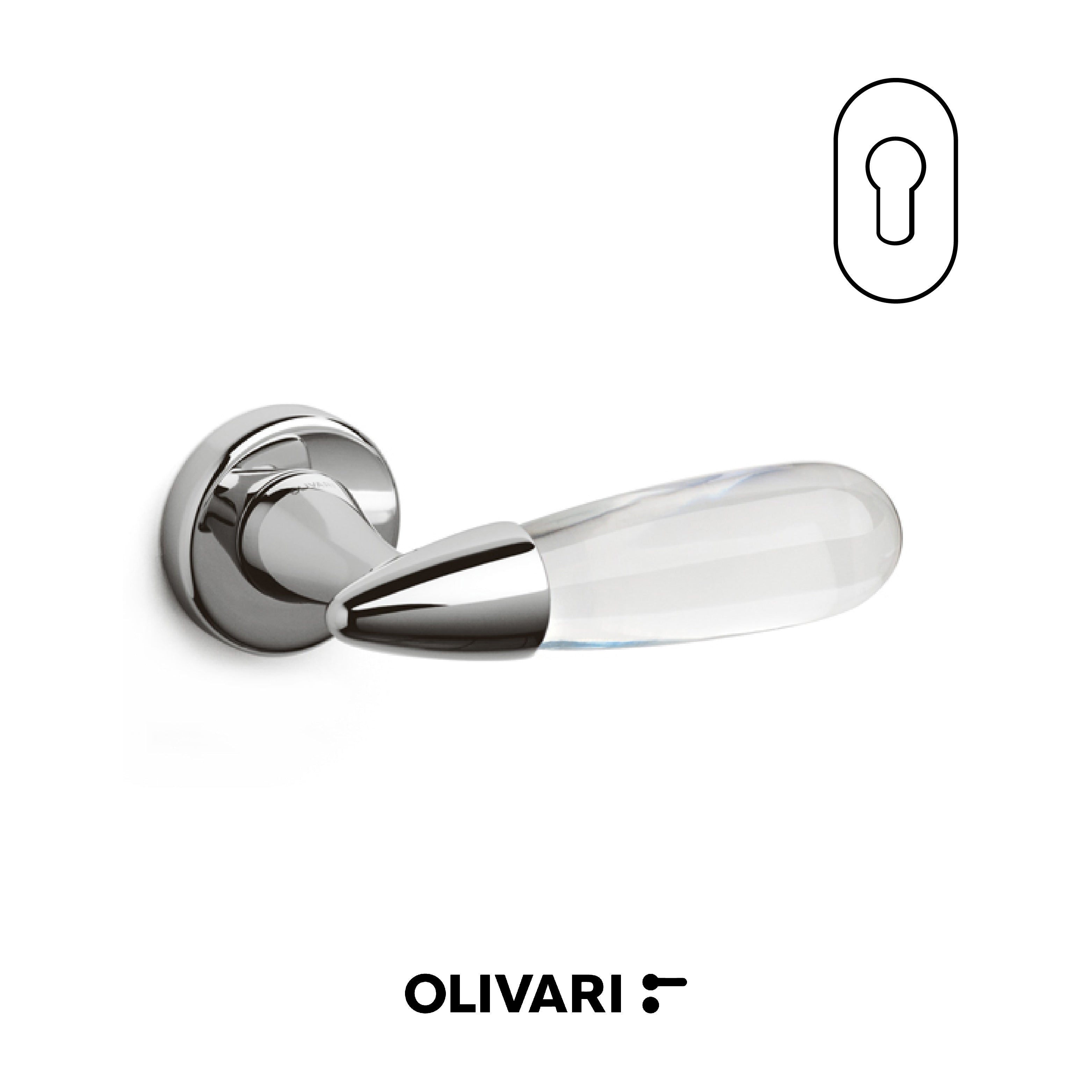 Aurora  - Olivari Maniglia per porta interna - Imhoff Handles