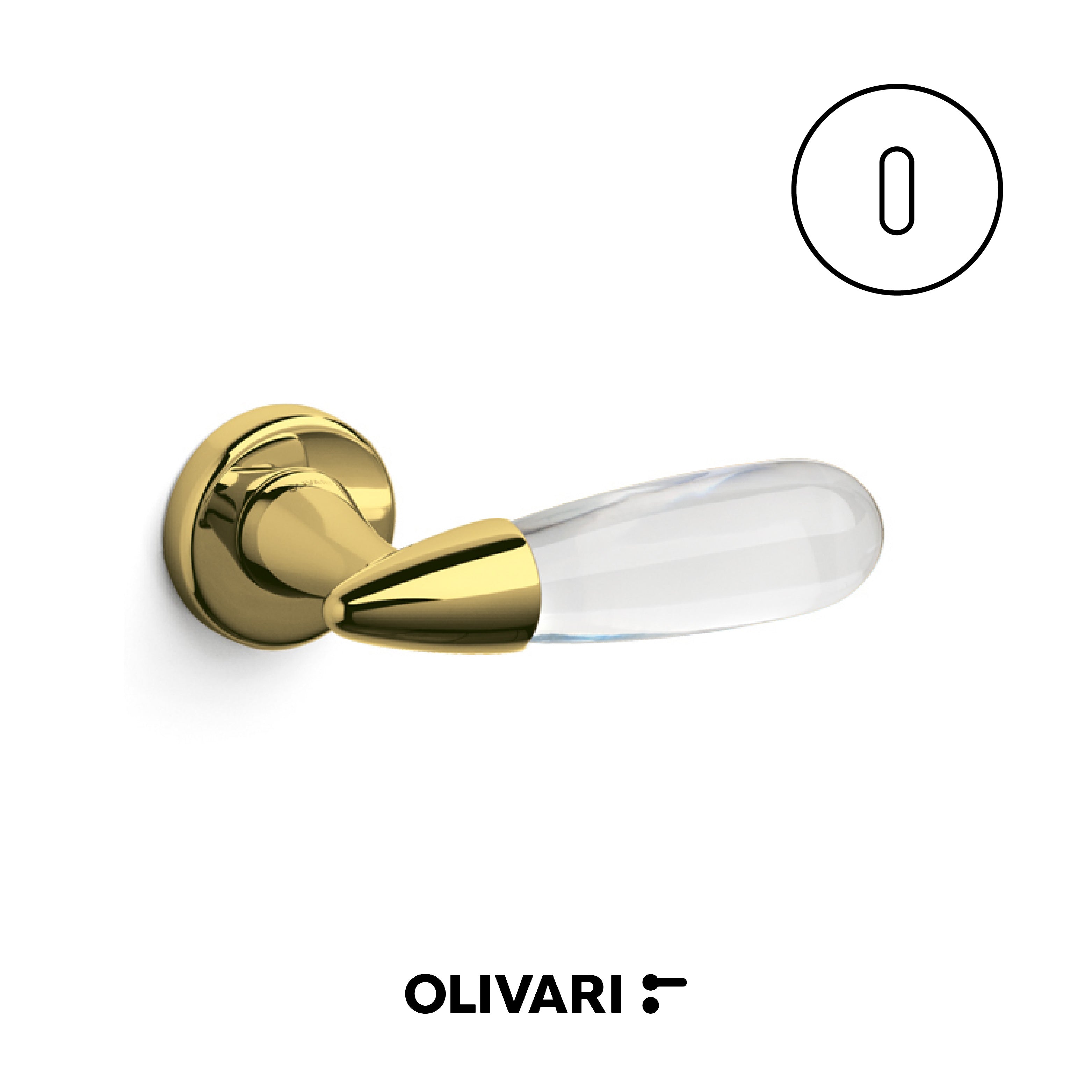 Aurora  - Olivari Maniglia per porta interna - Imhoff Handles