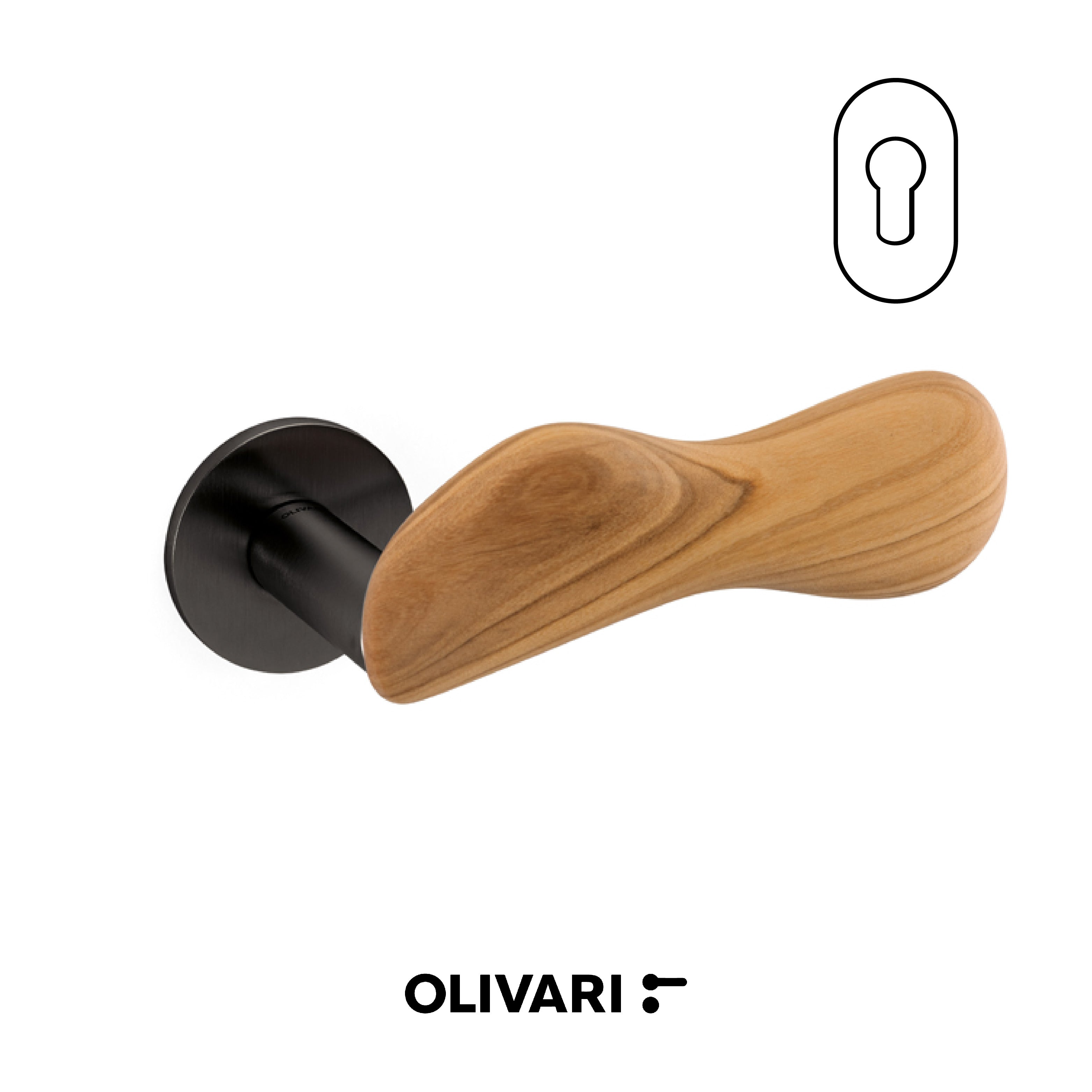 Chelsea legno - Olivari Maniglia per porta interna - Imhoff Handles