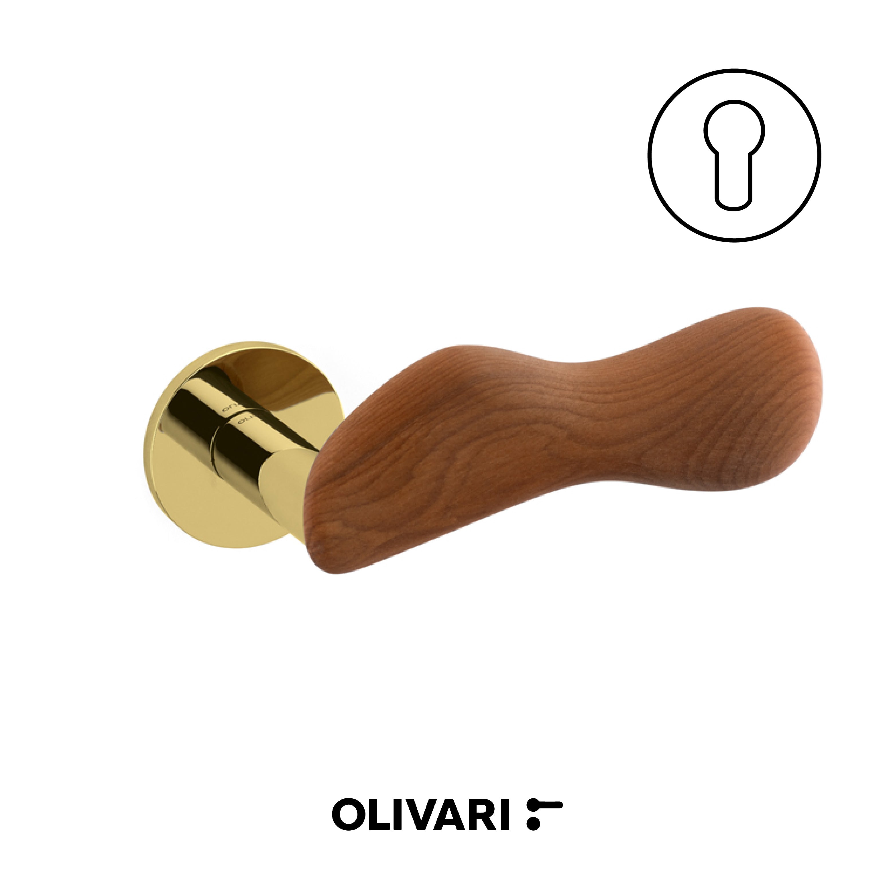 Chelsea legno - Olivari Maniglia per porta interna - Imhoff Handles