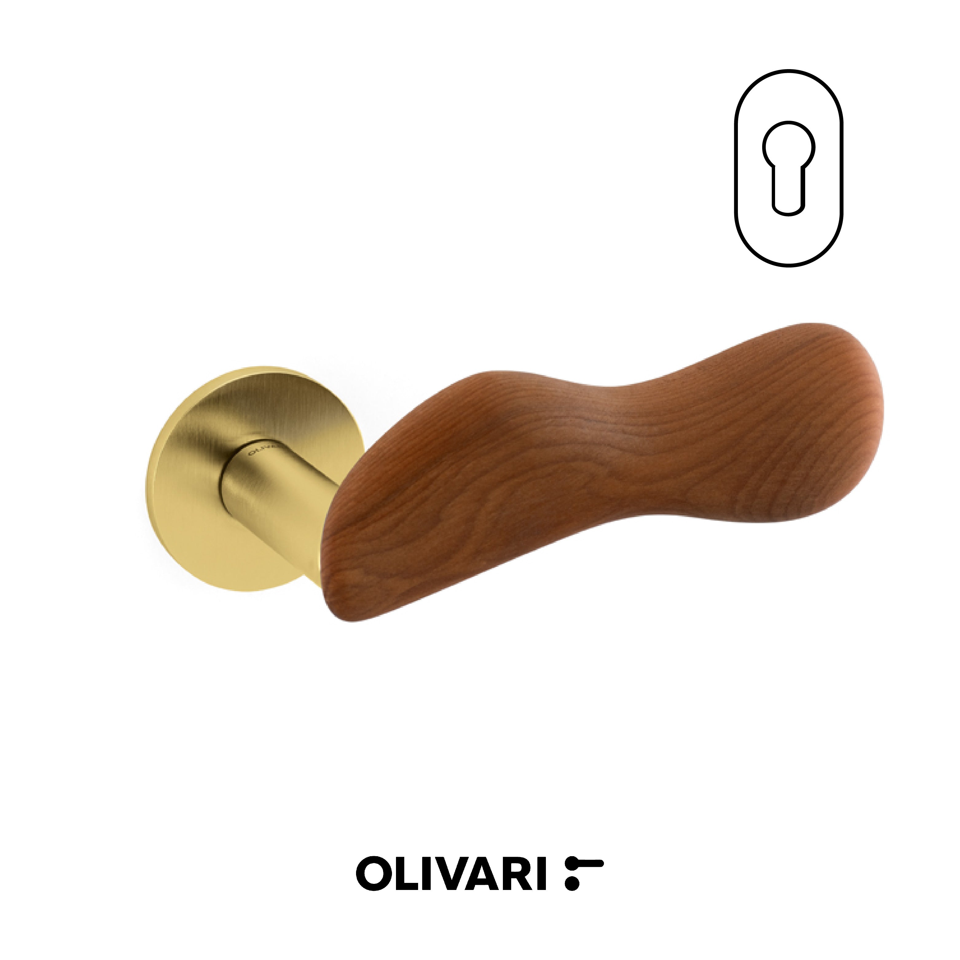 Chelsea legno - Olivari Maniglia per porta interna - Imhoff Handles