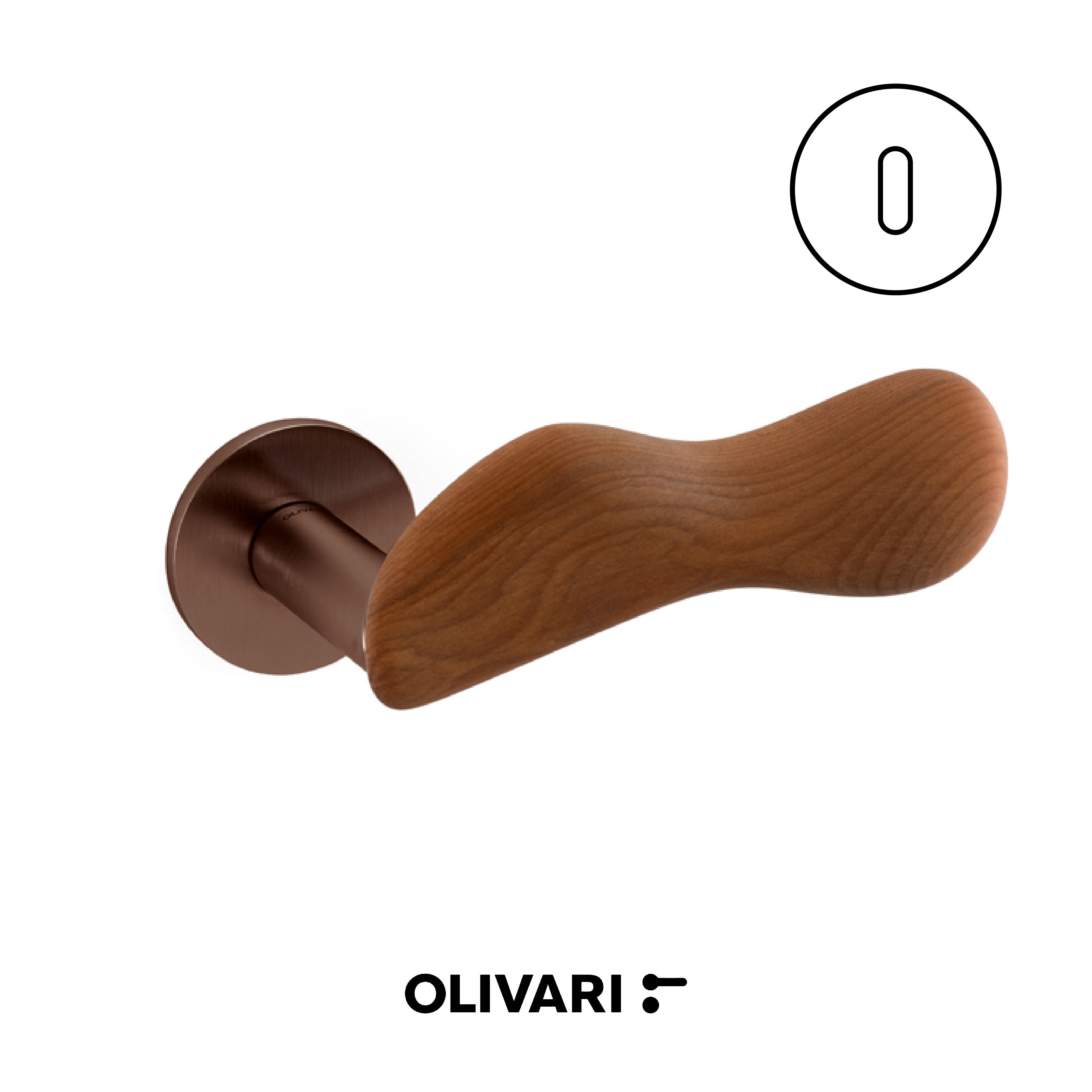 Chelsea legno - Olivari Maniglia per porta interna - Imhoff Handles