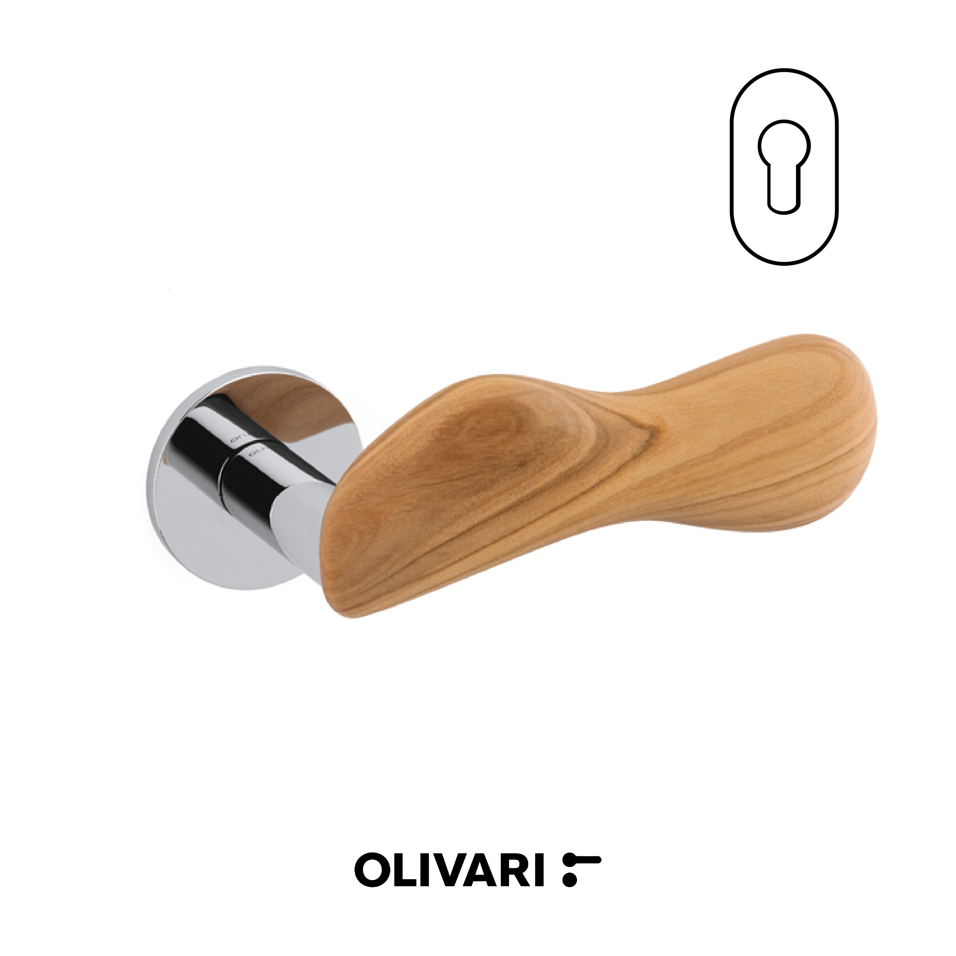 Chelsea legno - Olivari Maniglia per porta interna - Imhoff Handles