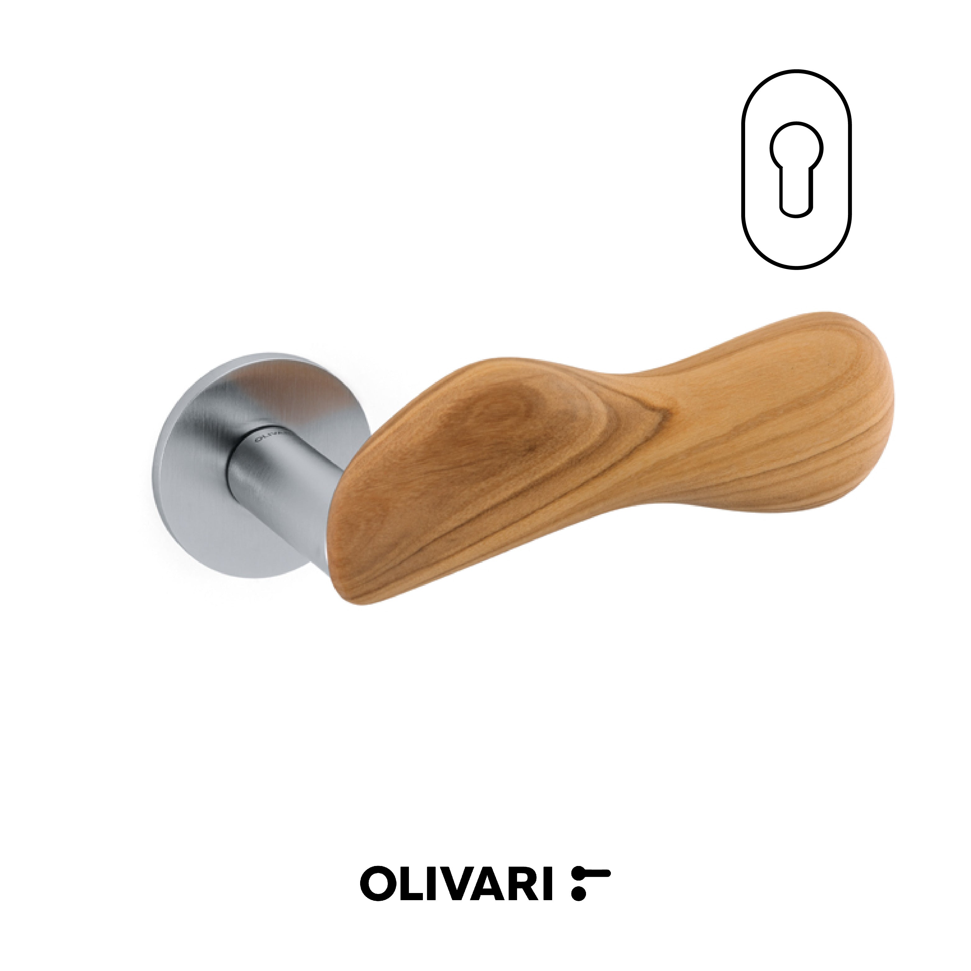 Chelsea legno - Olivari Maniglia per porta interna - Imhoff Handles
