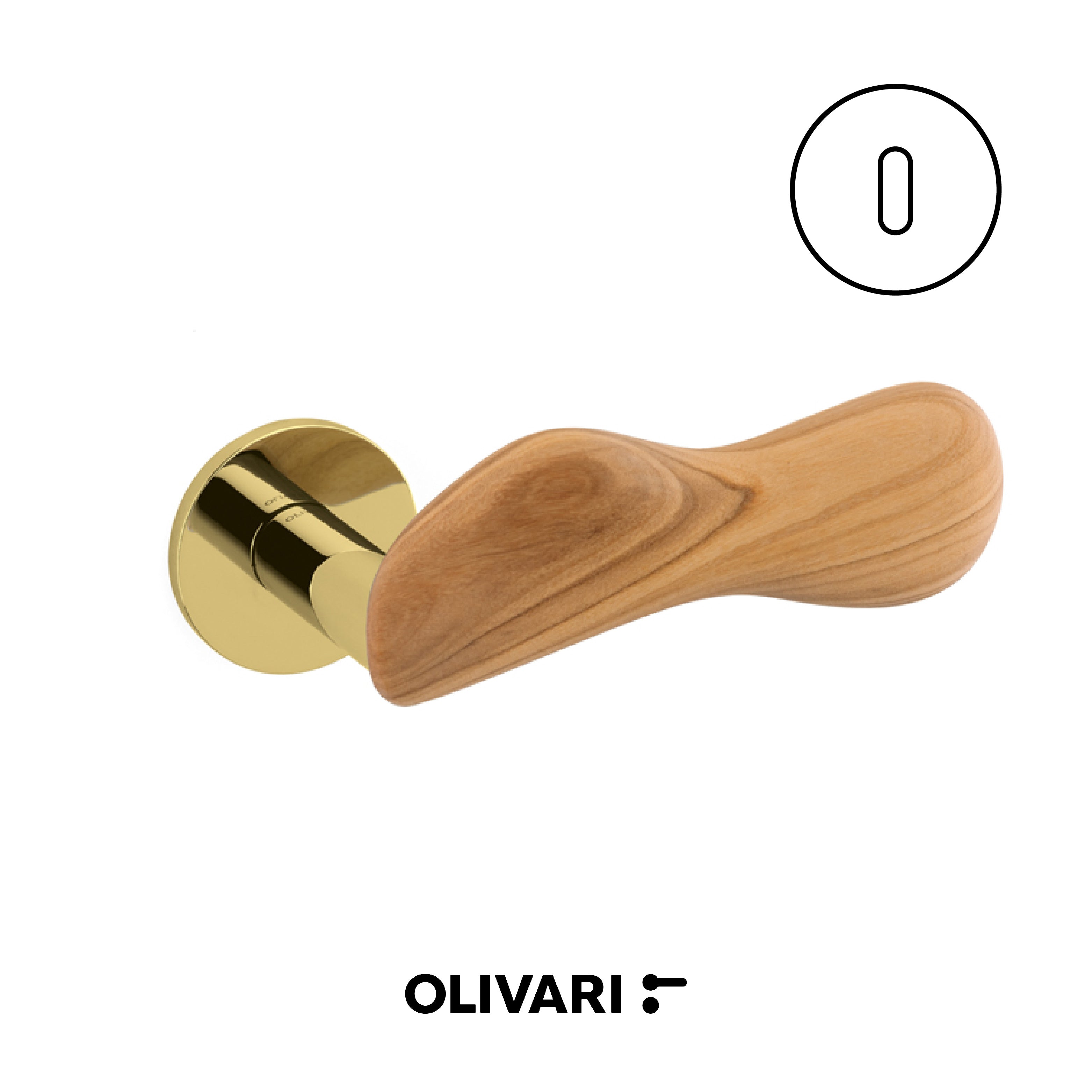 Chelsea legno - Olivari Maniglia per porta interna - Imhoff Handles