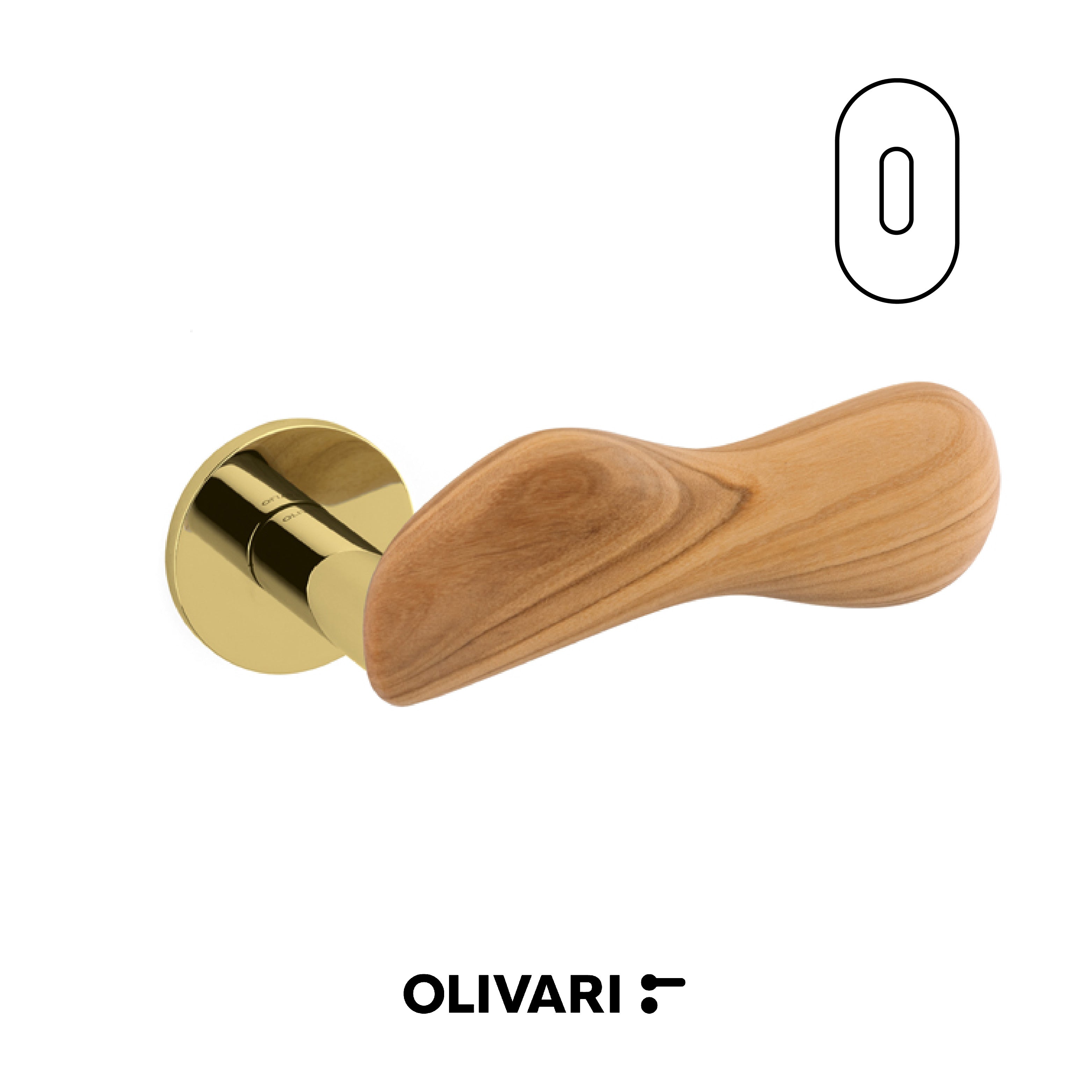 Chelsea legno - Olivari Maniglia per porta interna - Imhoff Handles