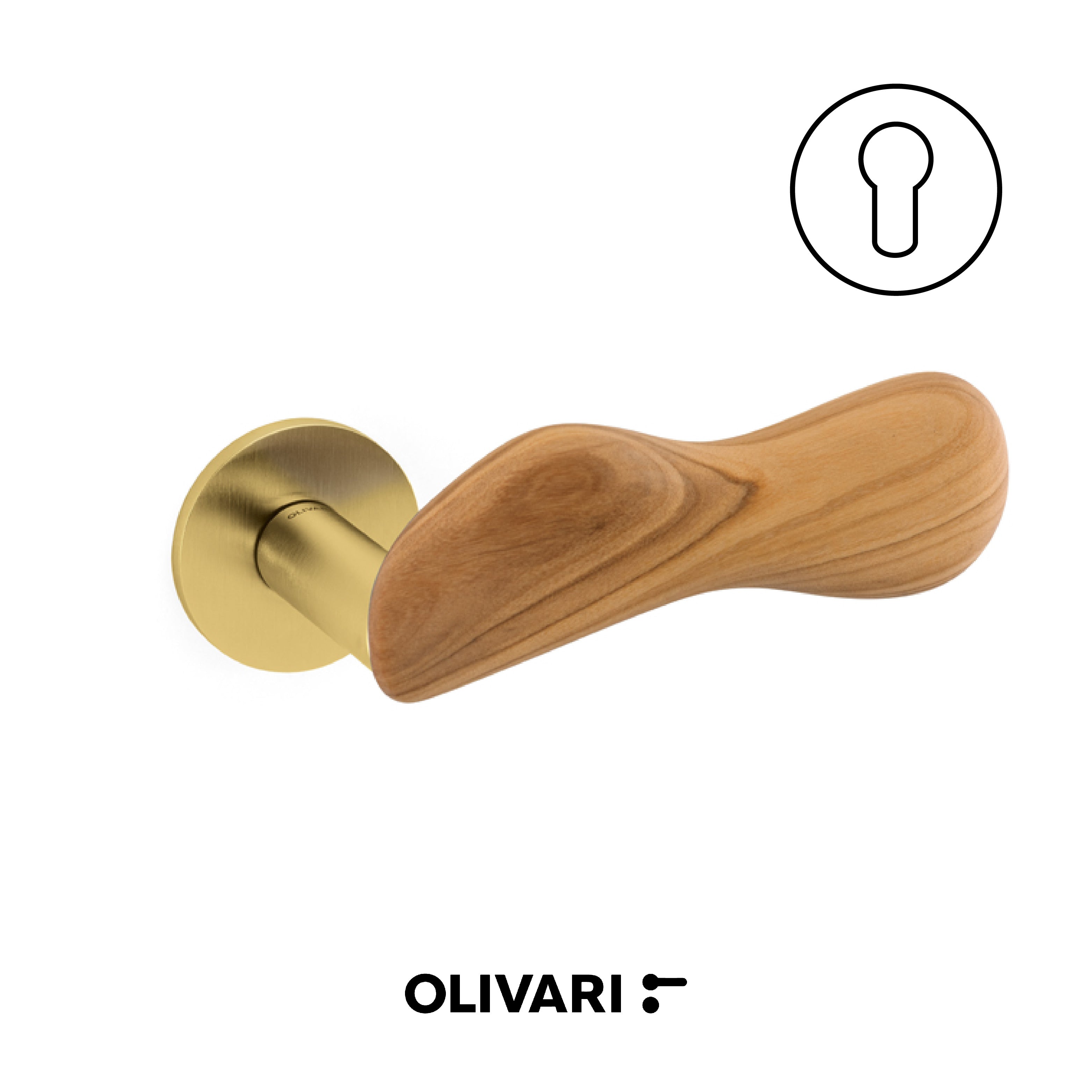 Chelsea legno - Olivari Maniglia per porta interna - Imhoff Handles