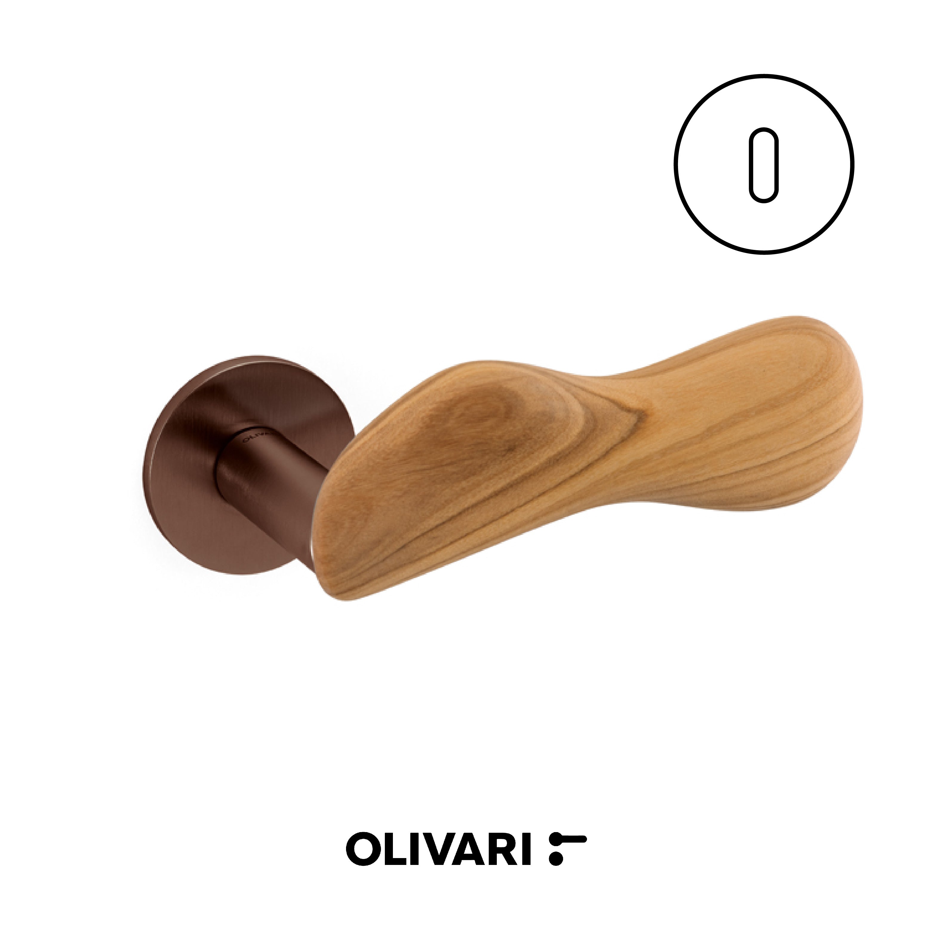 Chelsea legno - Olivari Maniglia per porta interna - Imhoff Handles