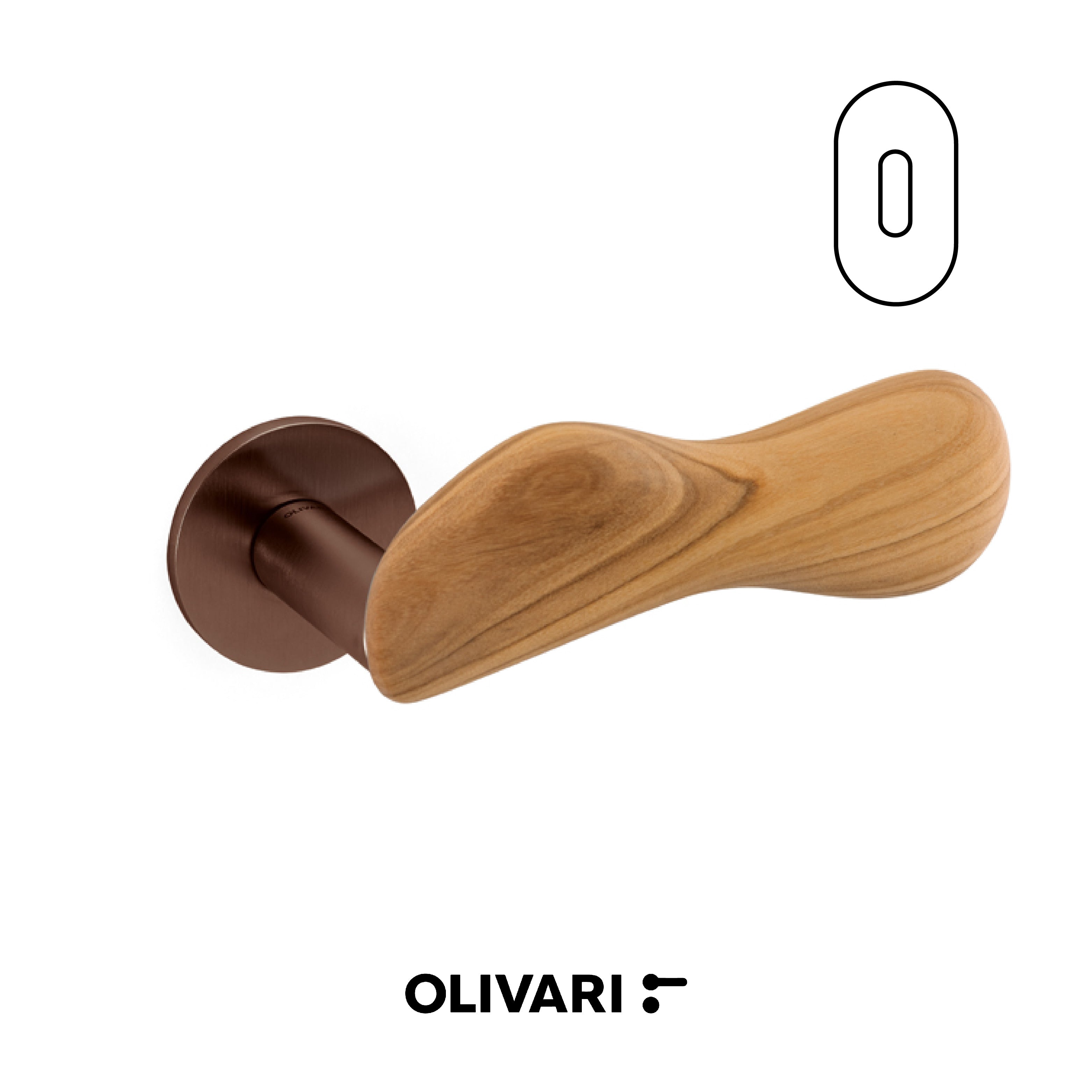 Chelsea legno - Olivari Maniglia per porta interna - Imhoff Handles