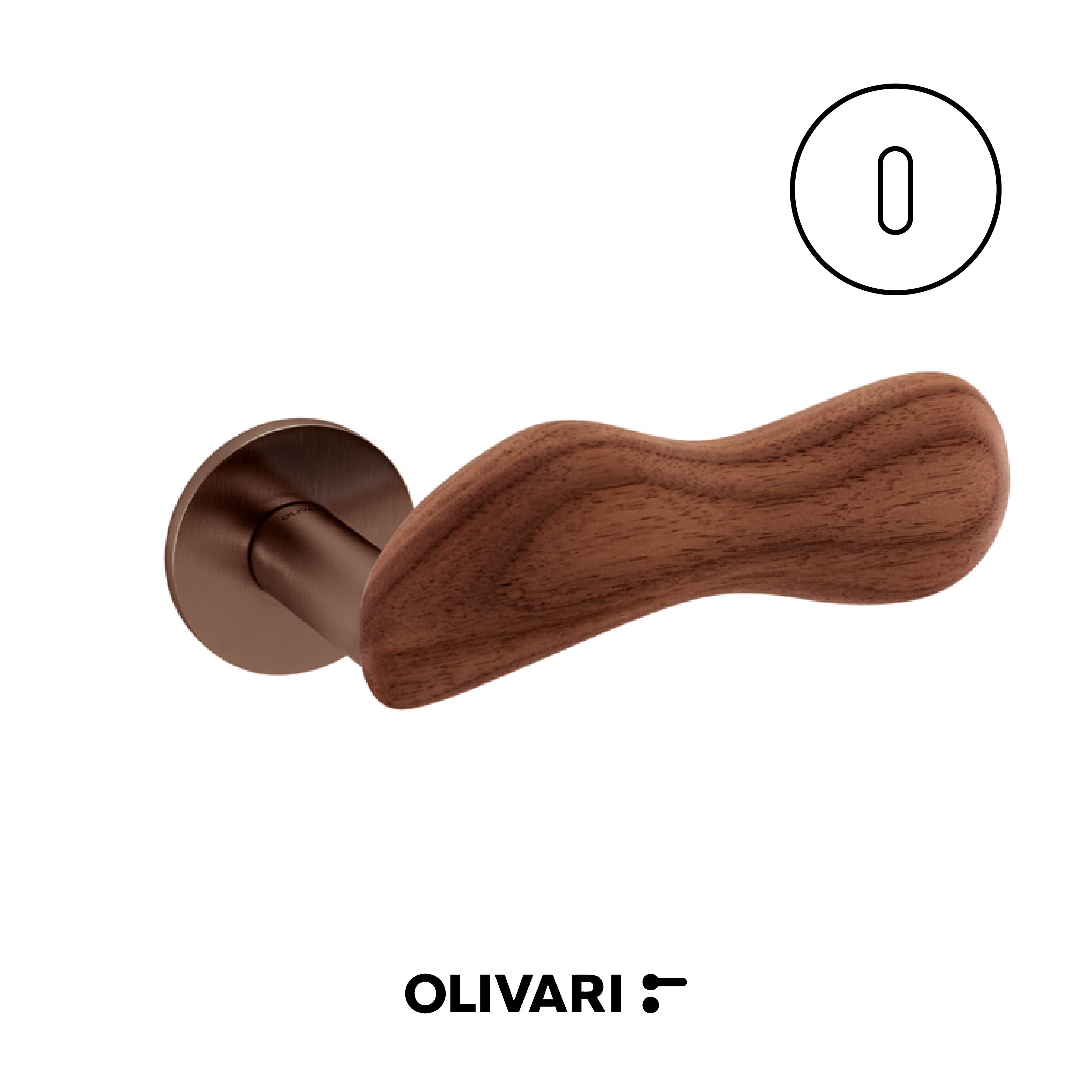 Chelsea wood - Olivari Interior door handle