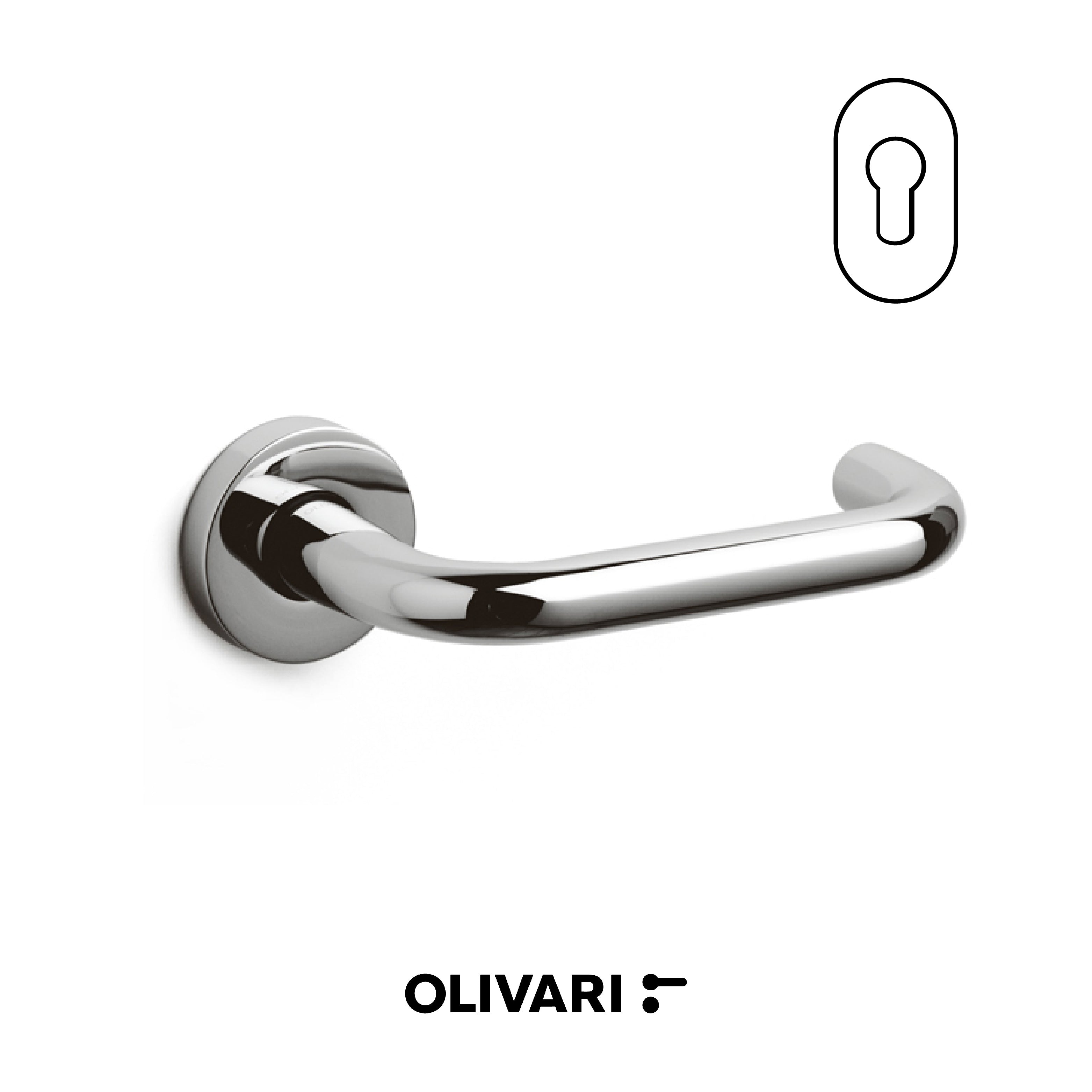 Chiara - Olivari Maniglia per porta interna - Imhoff Handles