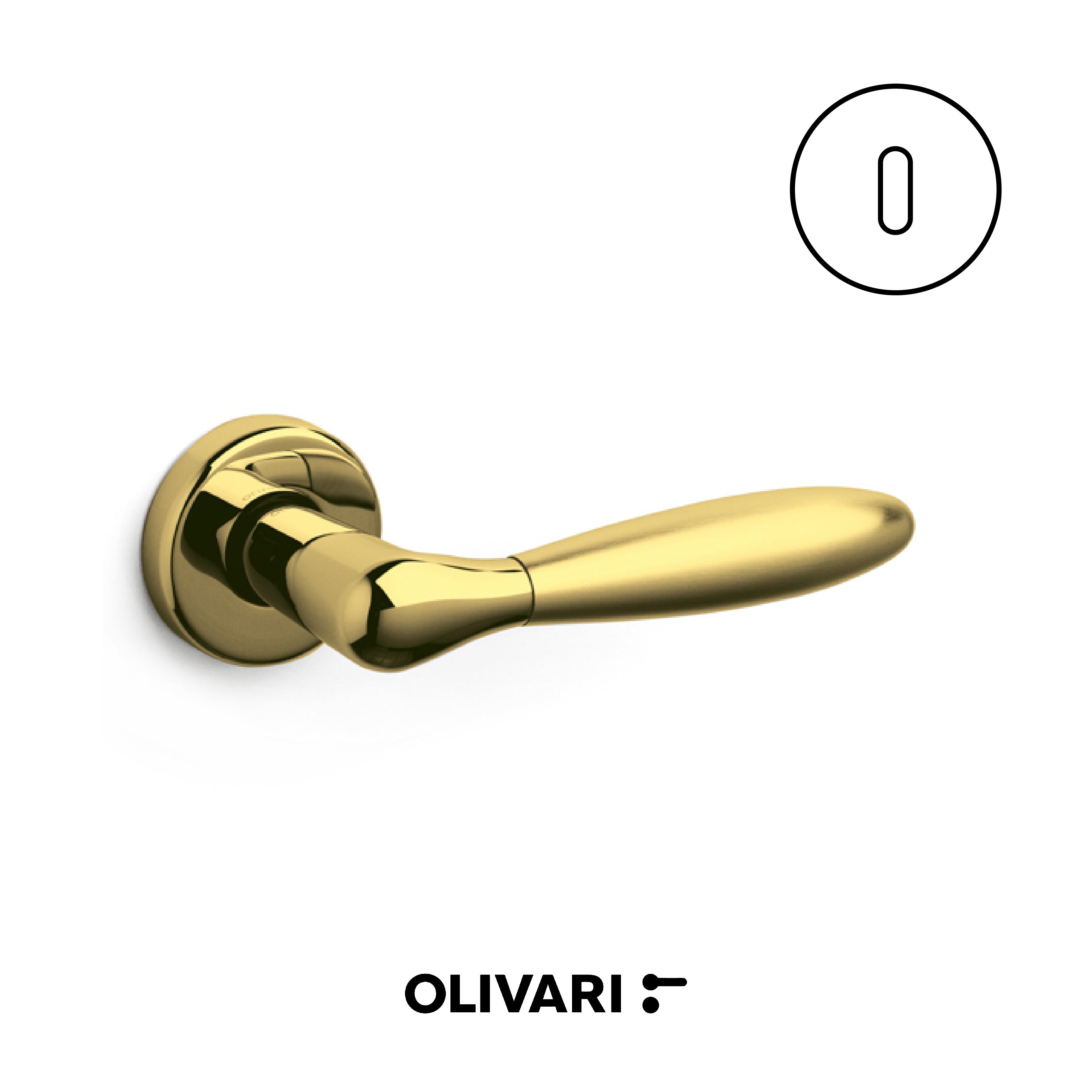 Comet - Olivari Maniglia per porta interna - Imhoff Handles