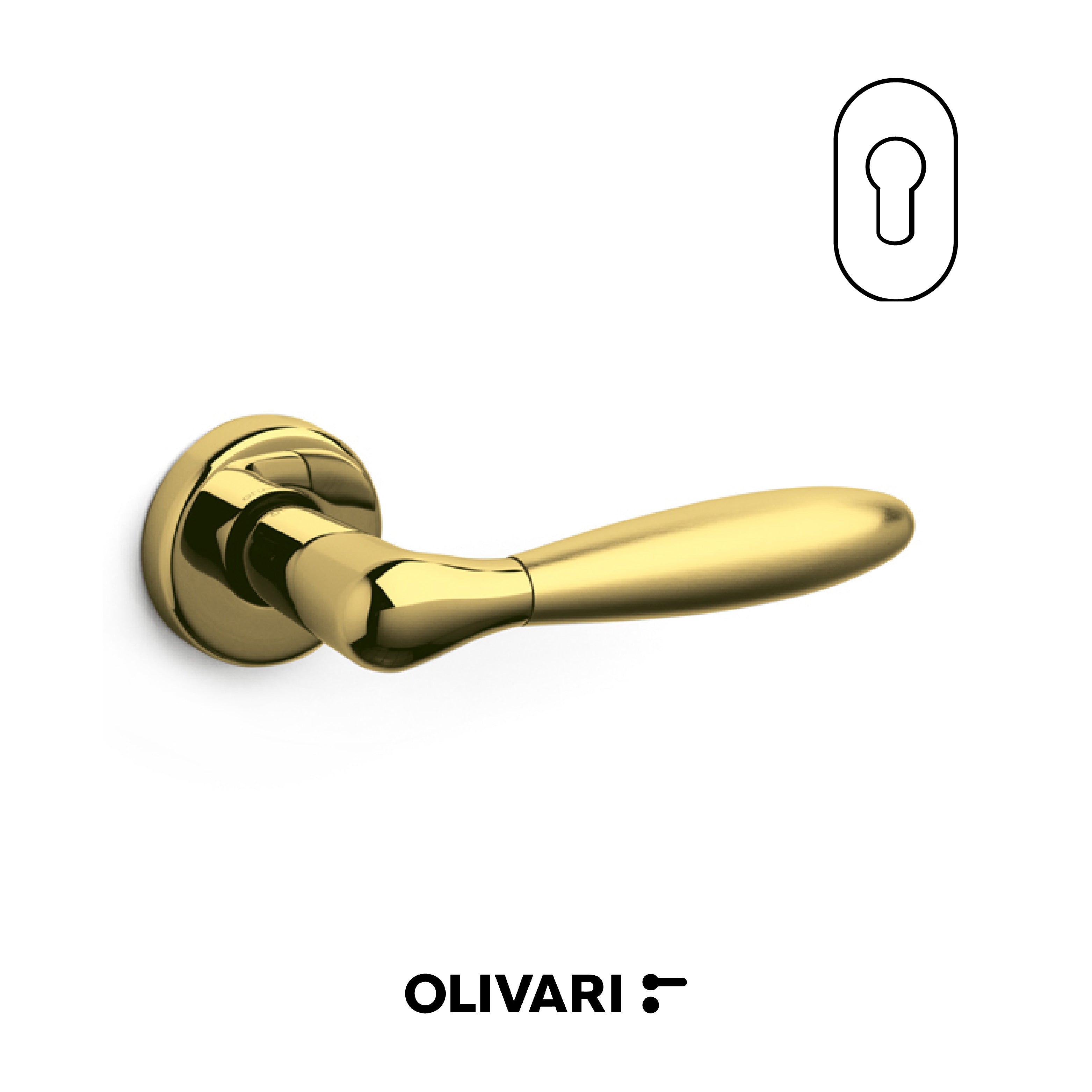 Comet - Olivari Maniglia per porta interna - Imhoff Handles