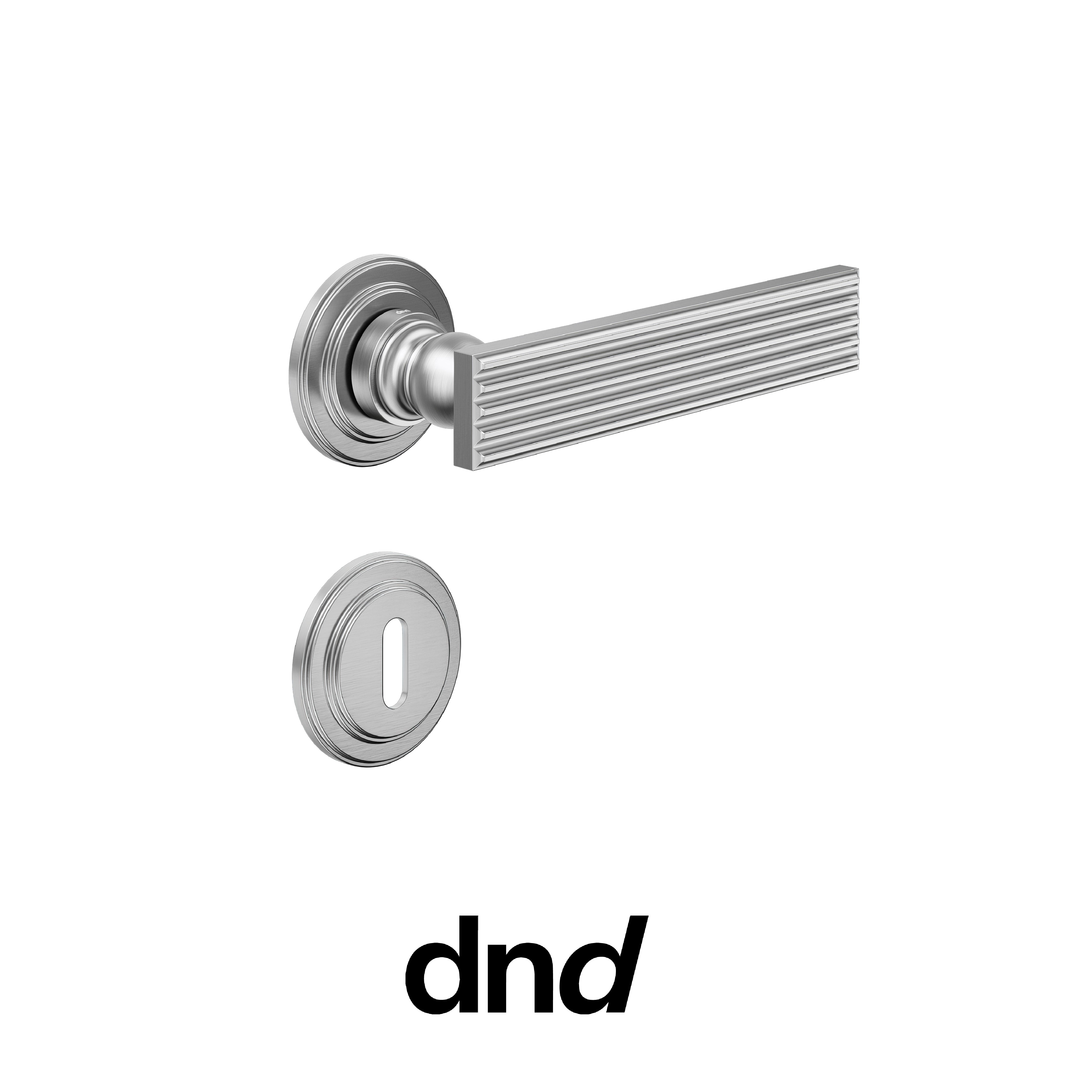 DND Eleonora - Maniglia per porta interna - OCS - Cromo satinato / Lucrezia / Patent