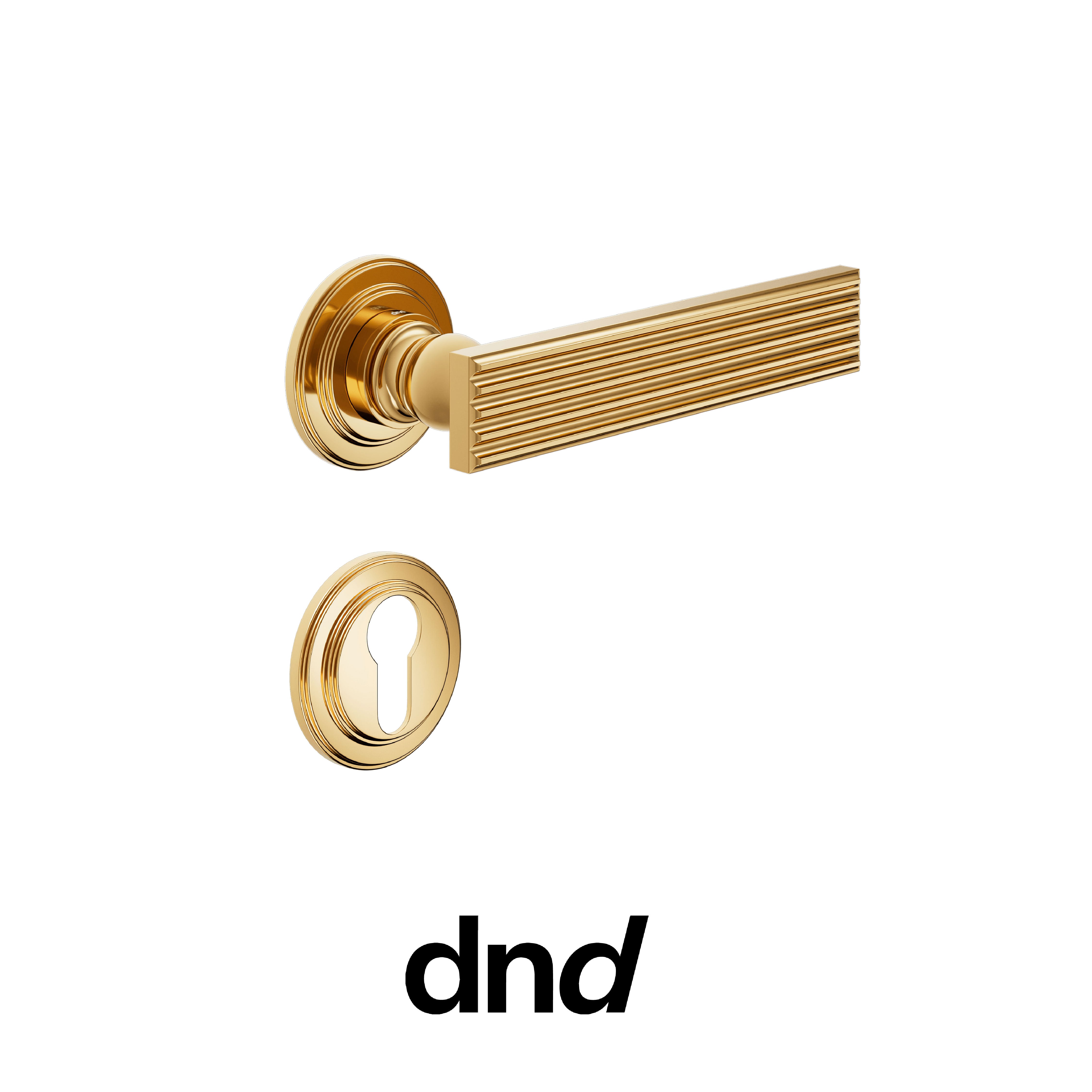 DND Eleonora - Maniglia per porta interna - OGH - Bronzo satinato opaco / Lucrezia / No