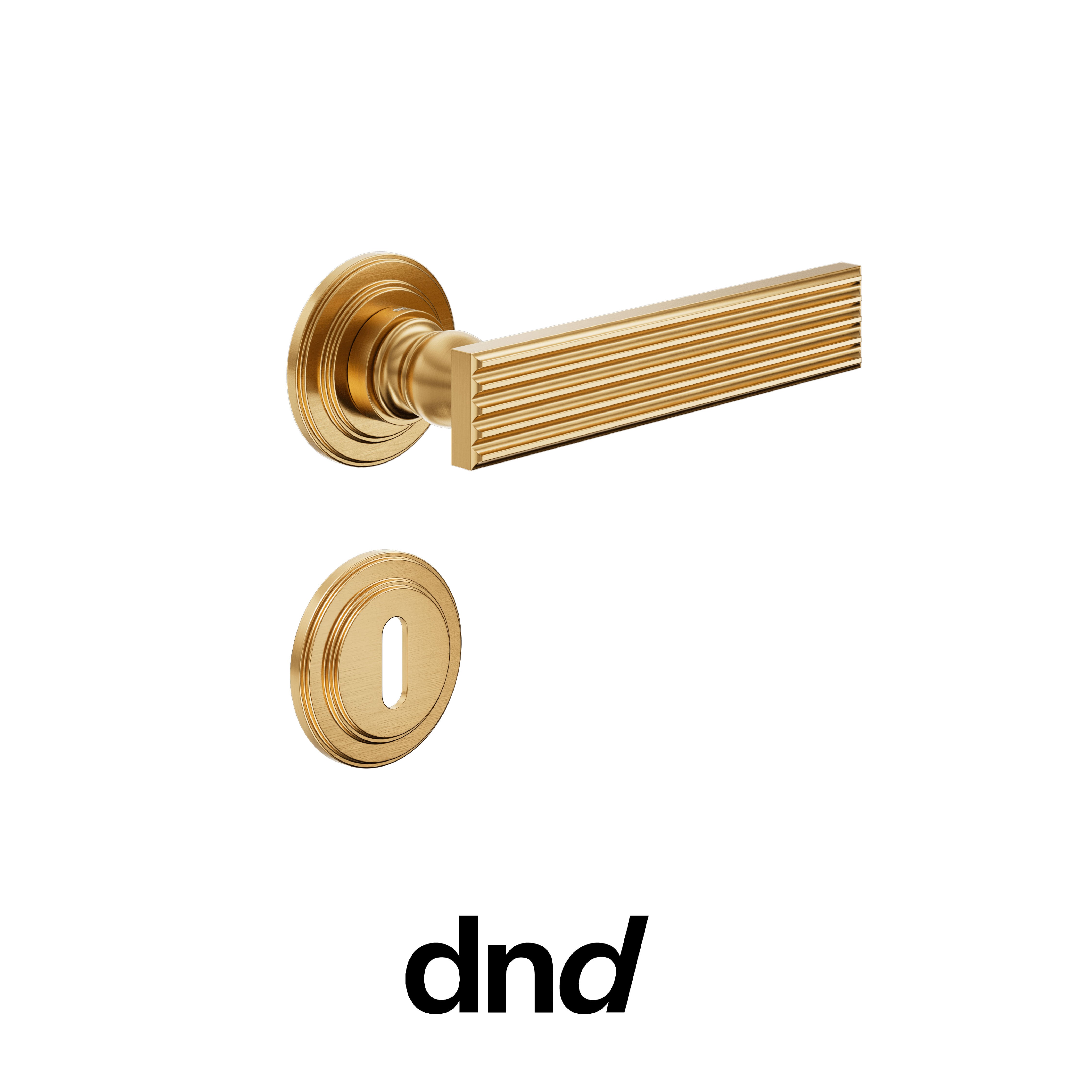 DND Eleonora - Maniglia per porta interna - OGH - Bronzo satinato opaco / Lucrezia / No