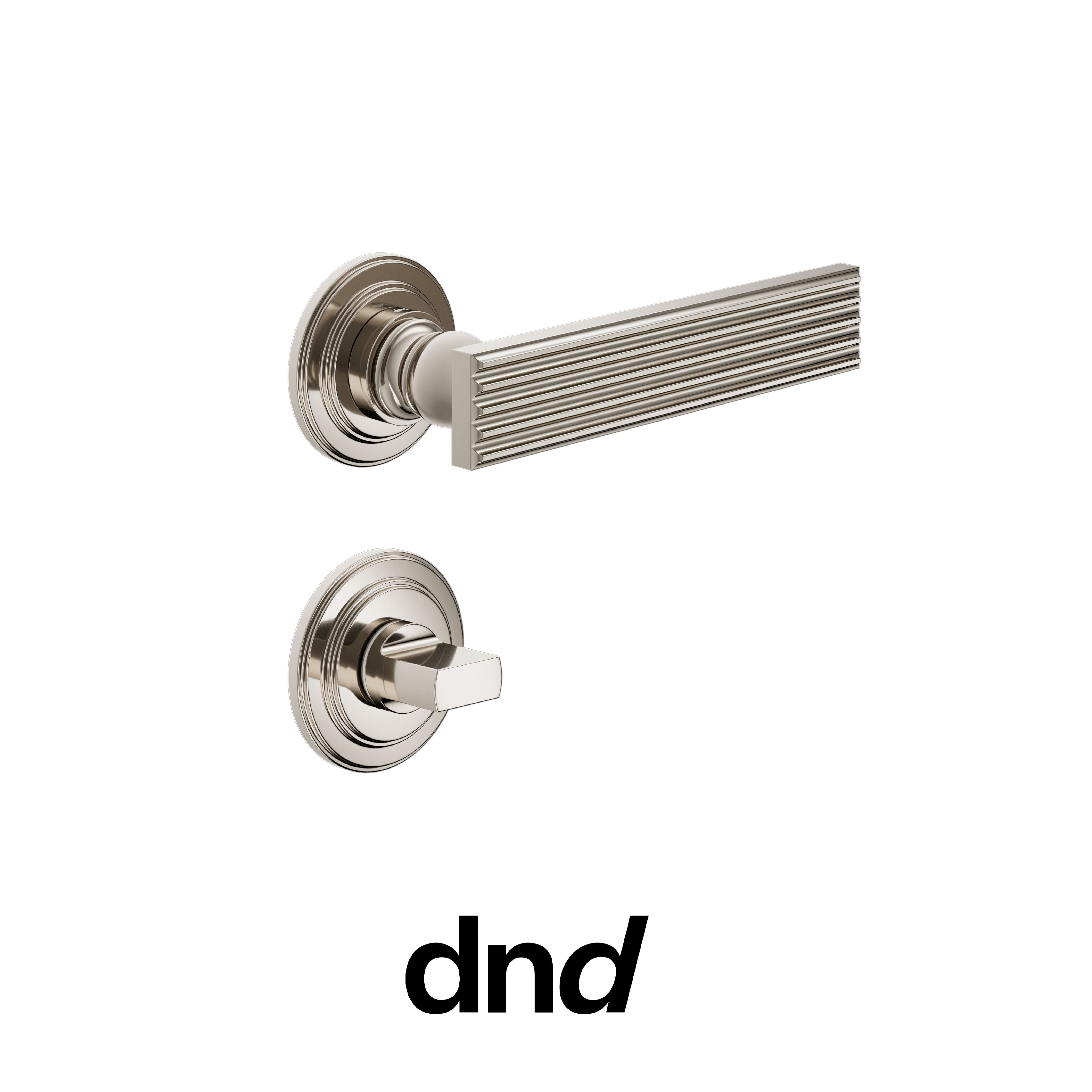 DND Eleonora - Maniglia per porta interna - PVN - Nickel lucido / Lucrezia / Nottolino