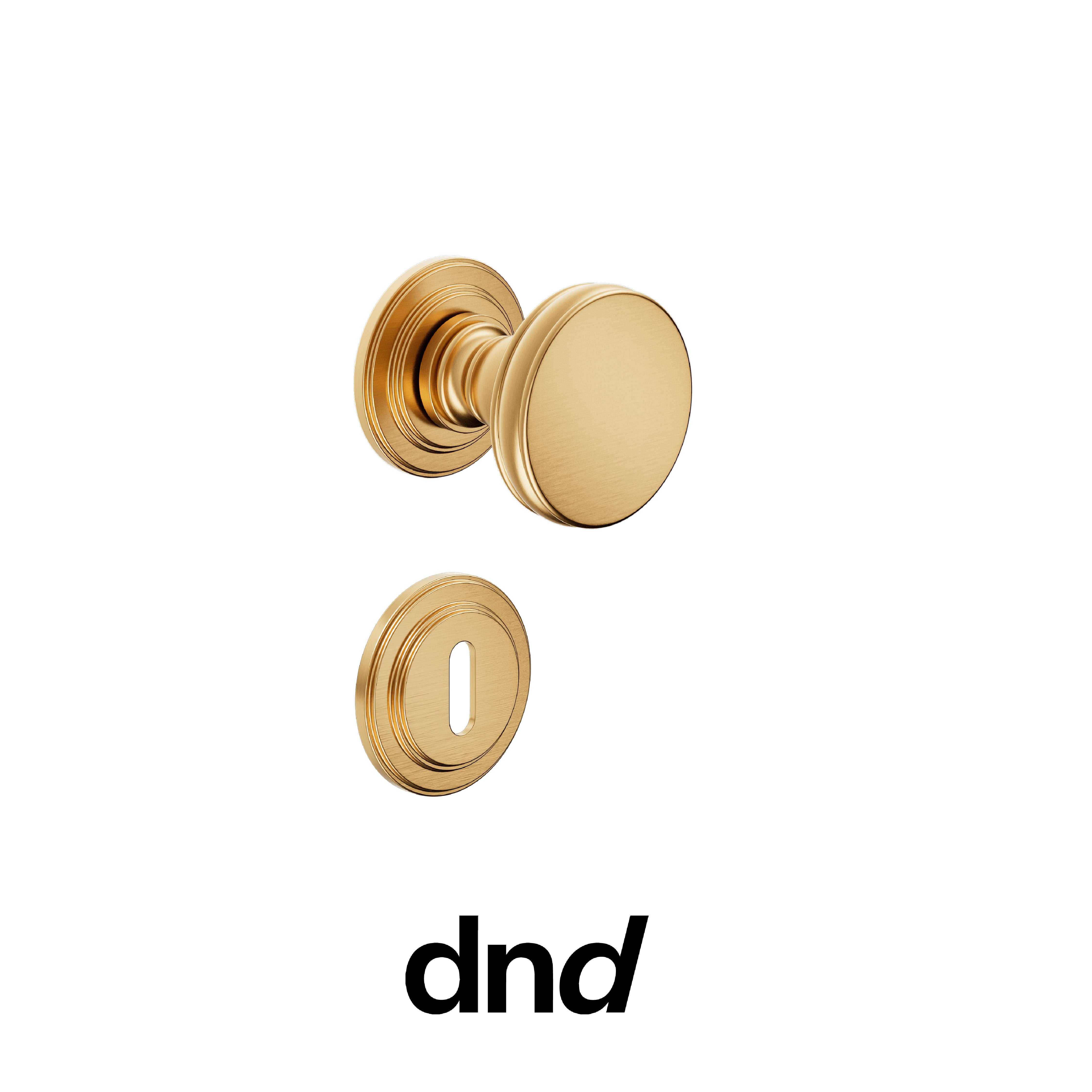 DND Lucrezia 03 - Pomolo per porta interna - PVD-SG - Oro antico satinato / Lucrezia / Patent