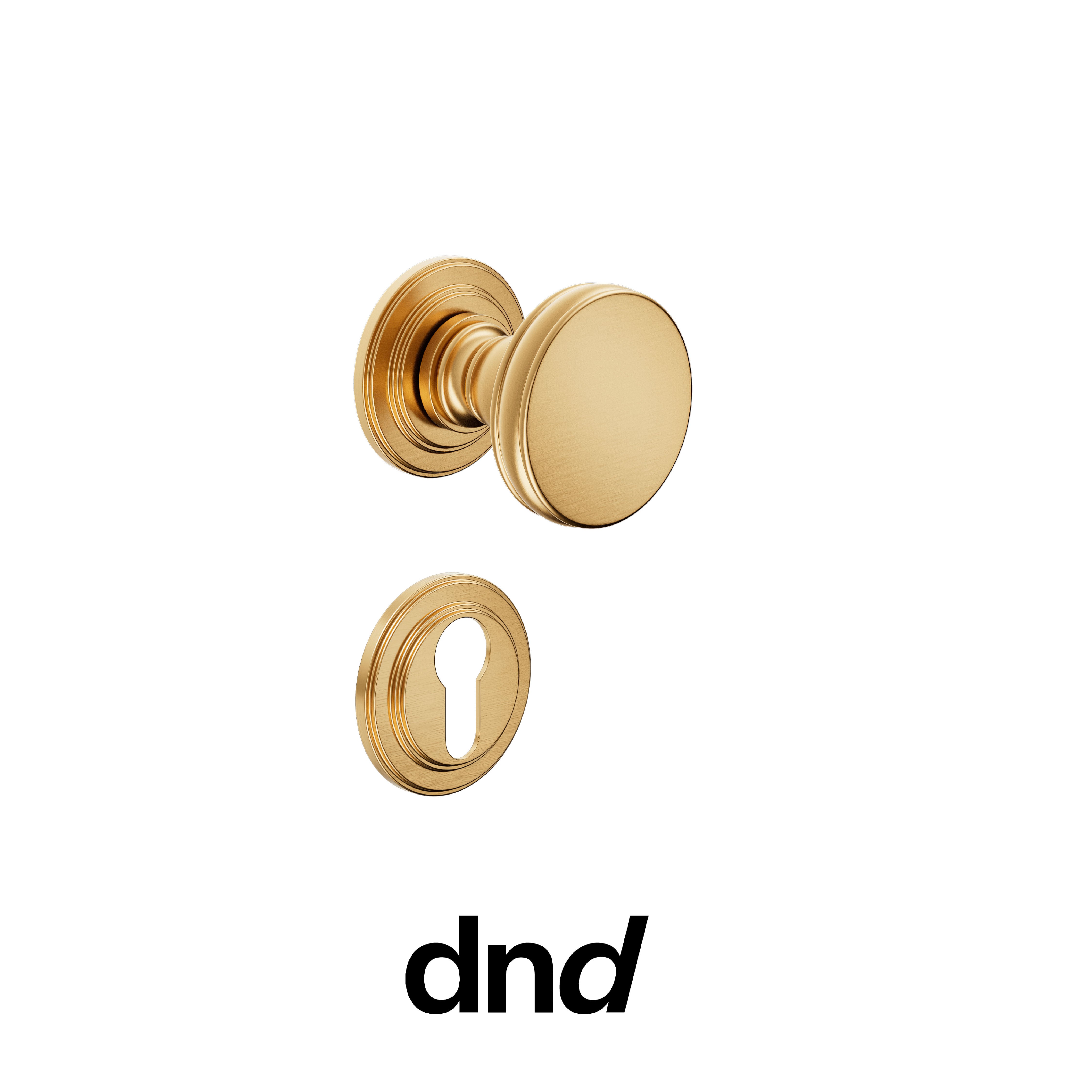 DND Lucrezia 03 - Pomolo per porta interna - PVD-SG - Oro antico satinato / Lucrezia / Yale