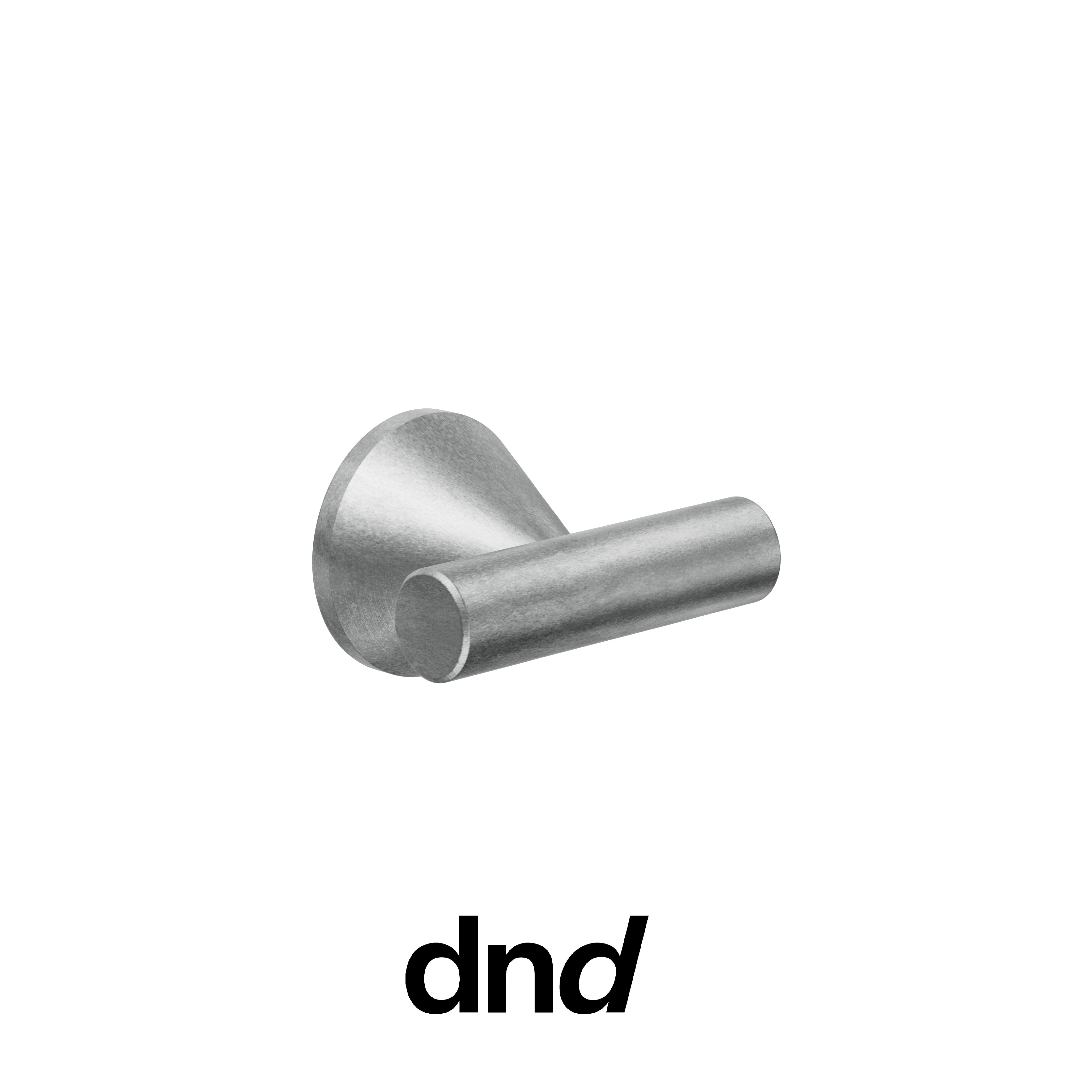 DND Pencil - Pomolo per porta interna - ANT - Alluminio naturale / Pencil / Pomolo singolo fisso