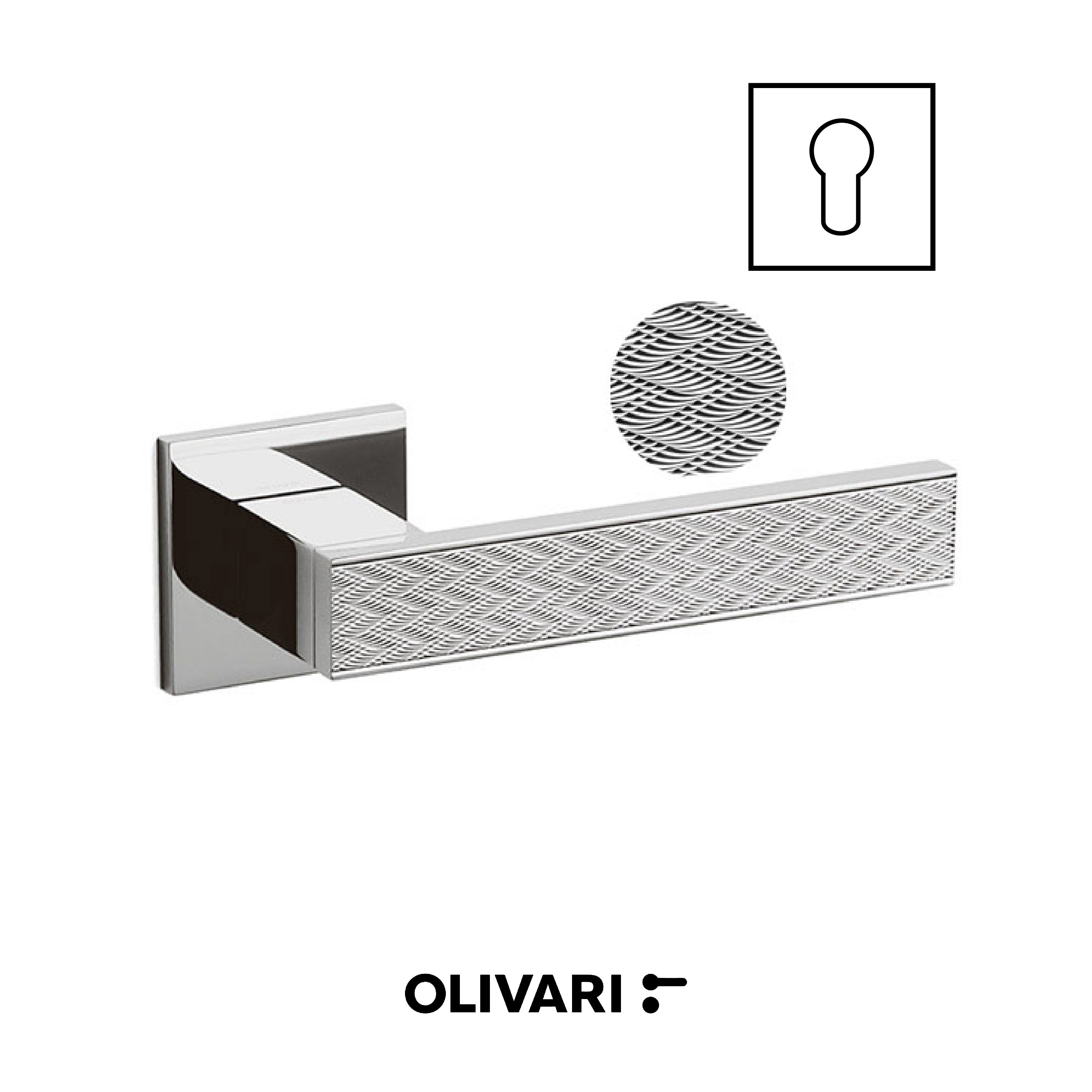 Diana Chevron -  Olivari Maniglia per porta interna - Imhoff Handles
