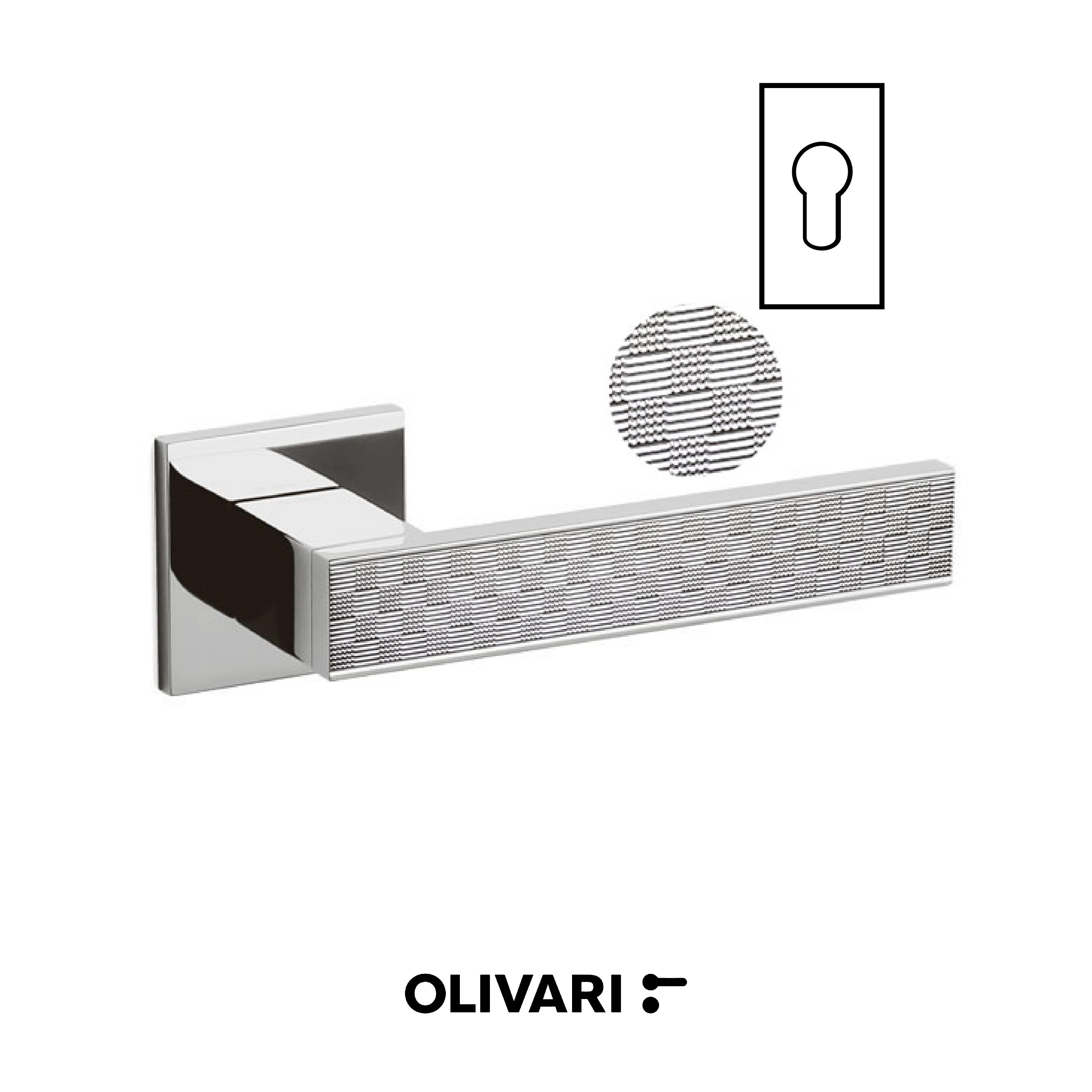 Diana Damier -  Olivari Maniglia per porta interna - Imhoff Handles