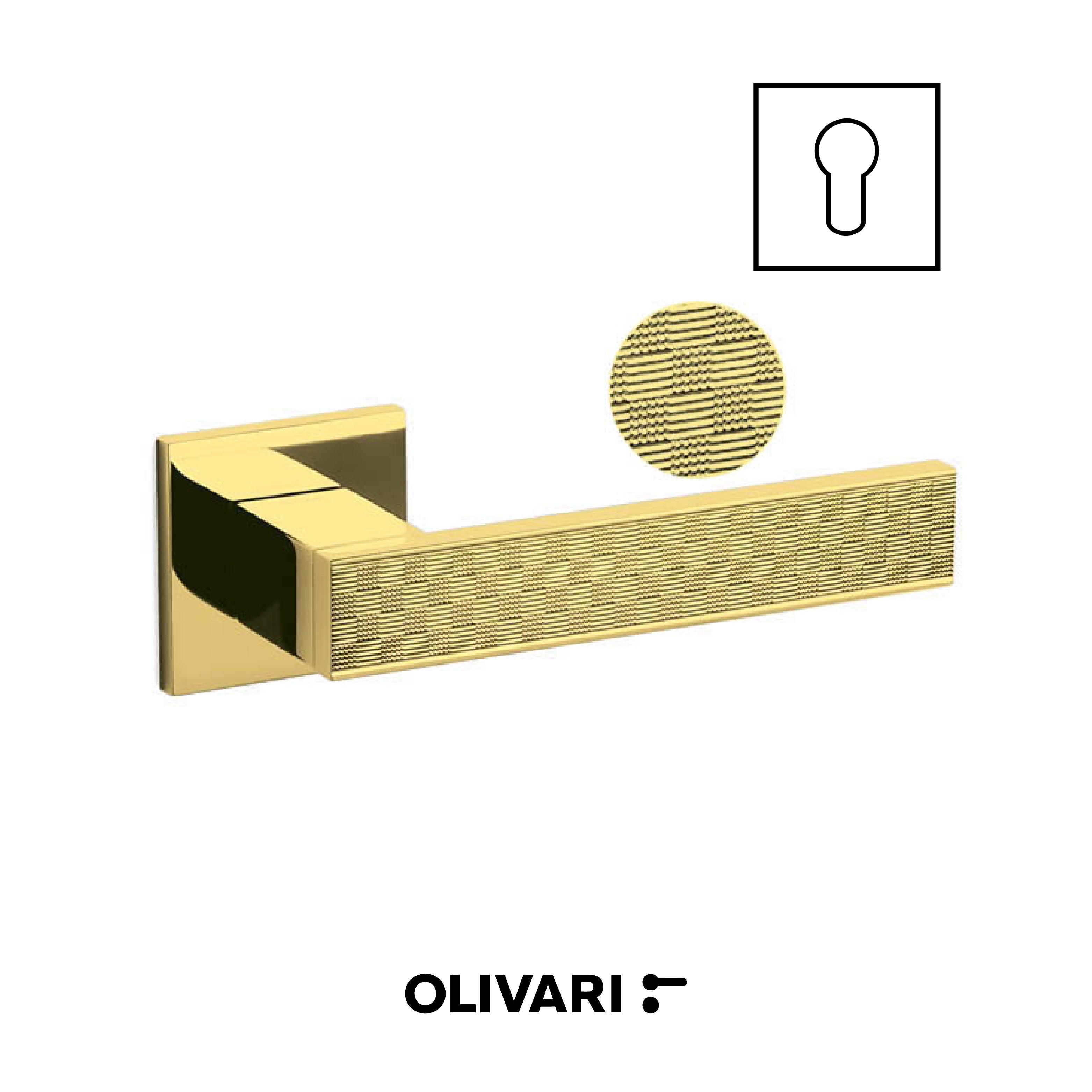 Diana Damier -  Olivari Maniglia per porta interna - Imhoff Handles