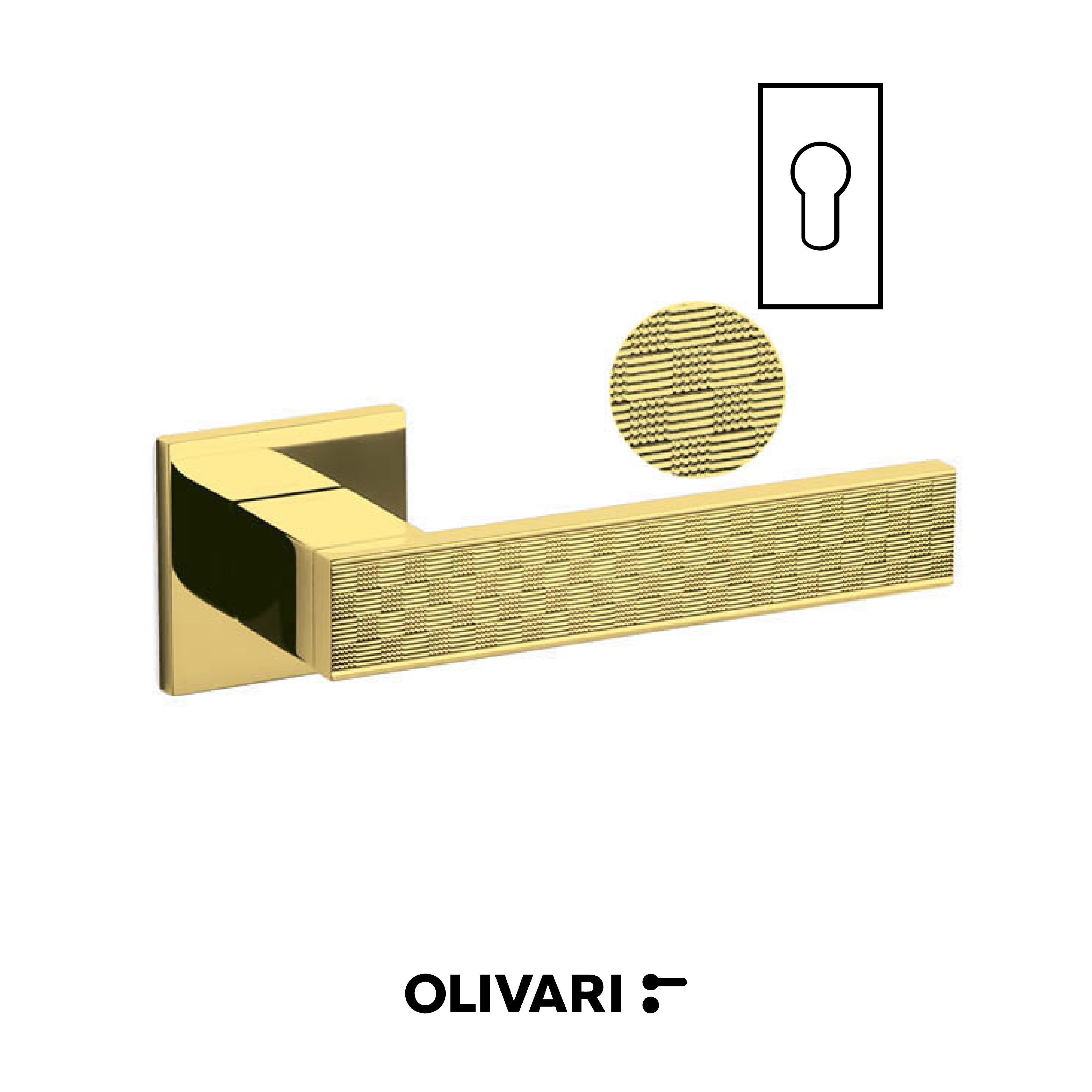Diana Damier -  Olivari Maniglia per porta interna - Imhoff Handles