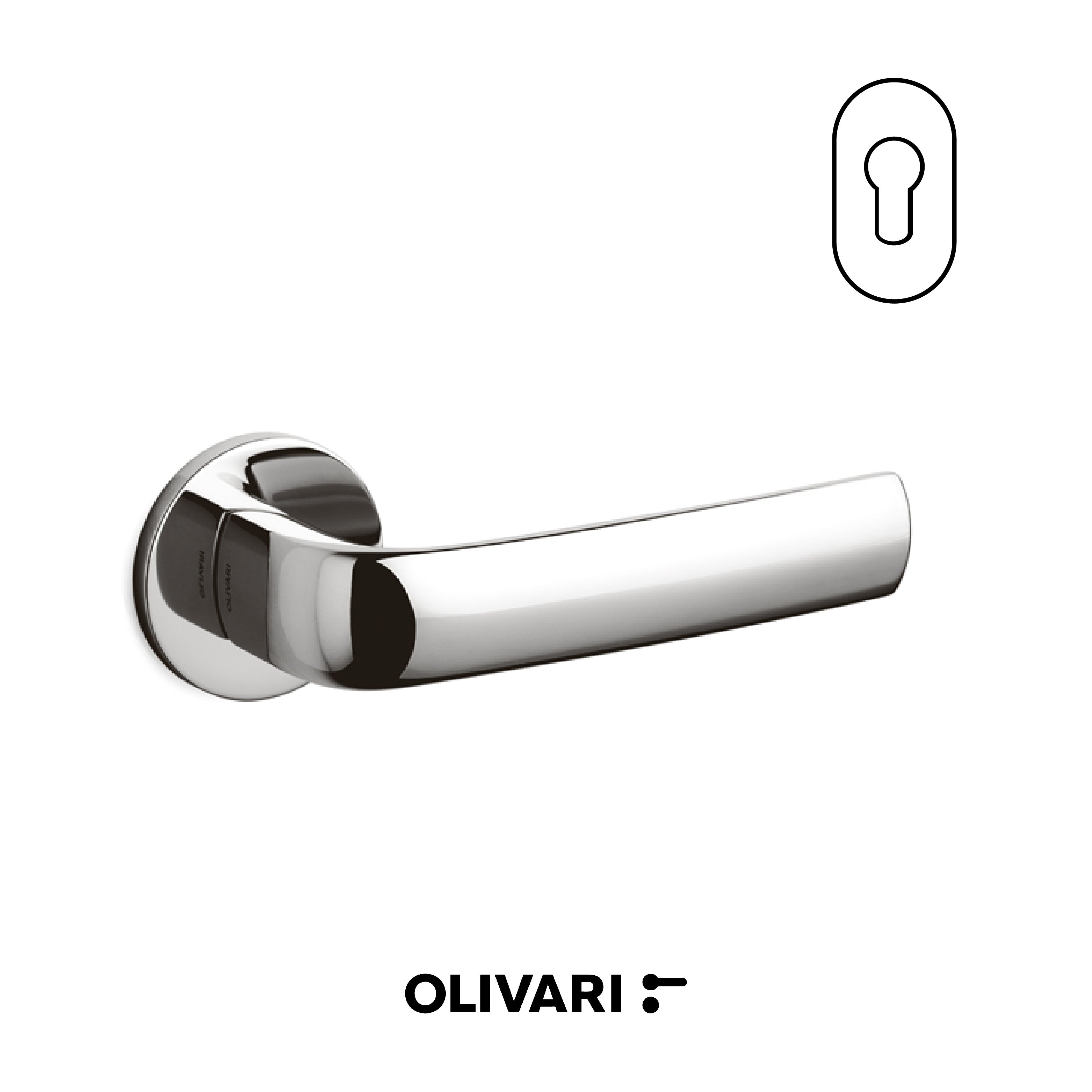 Diva - Olivari Maniglia per porta interna - Imhoff Handles