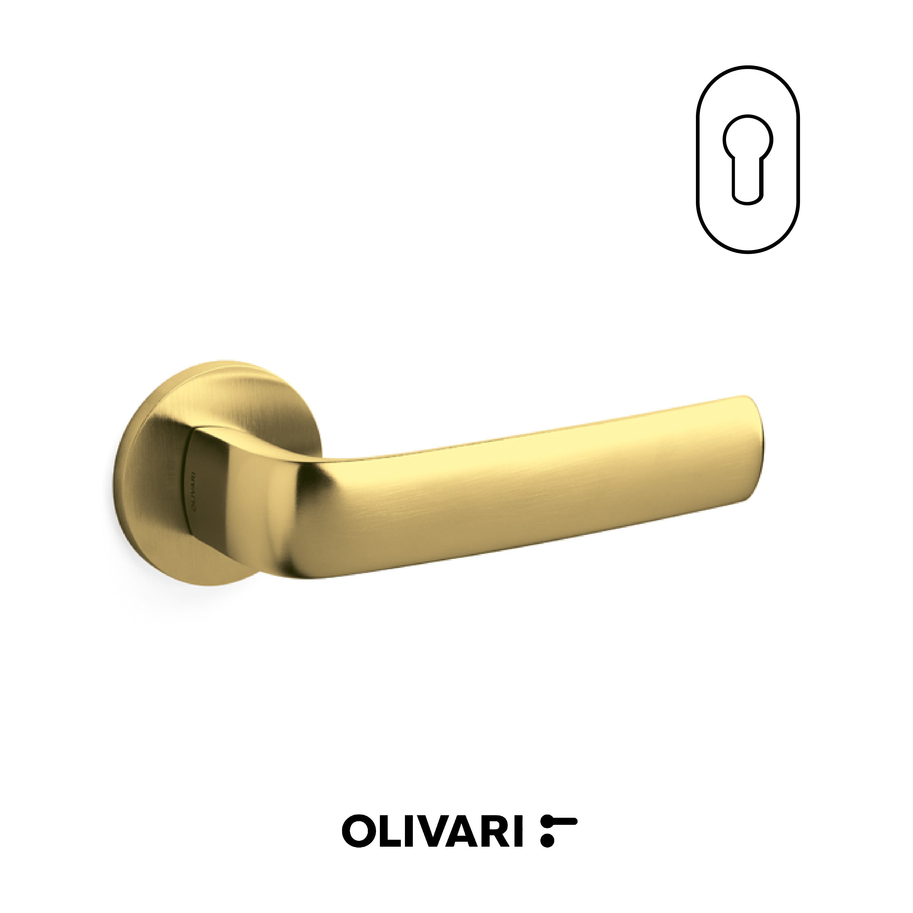 Diva - Olivari Maniglia per porta interna - Imhoff Handles